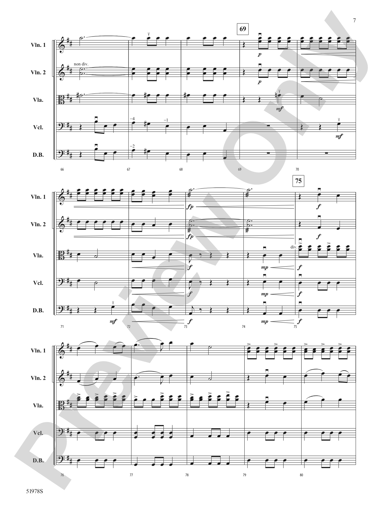 In Your Wildest Dreams: String Orchestra Conductor Score & Parts
