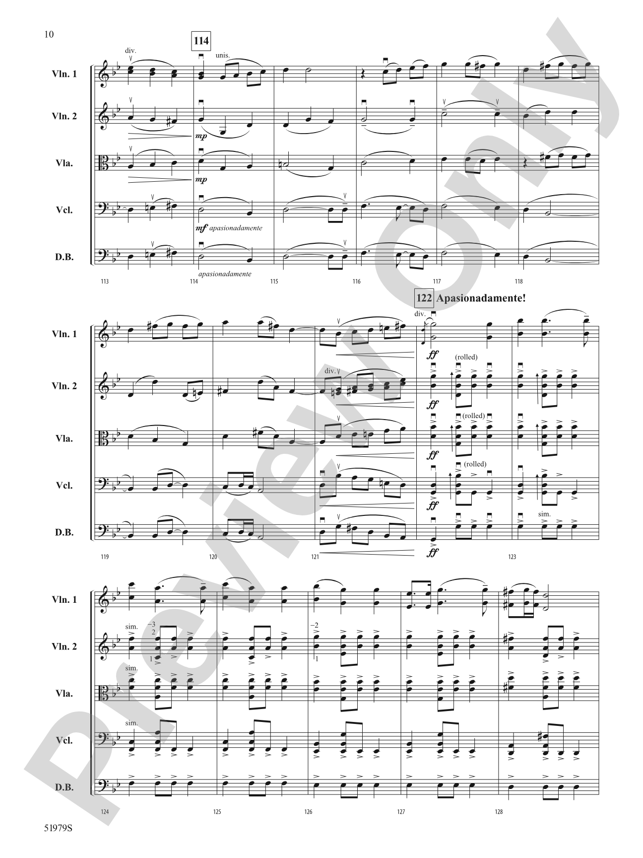 La Llorona: String Orchestra Conductor Score & Parts