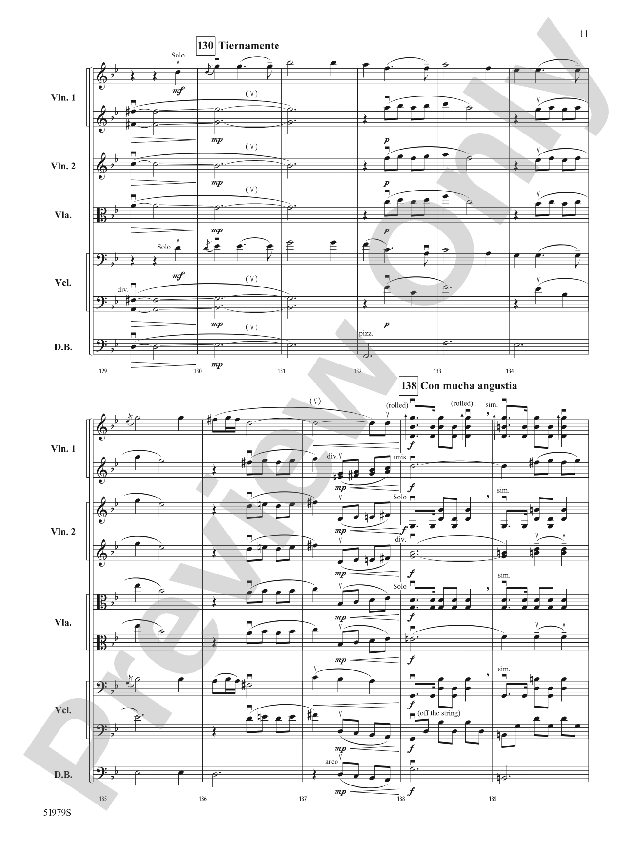 La Llorona: String Orchestra Conductor Score & Parts