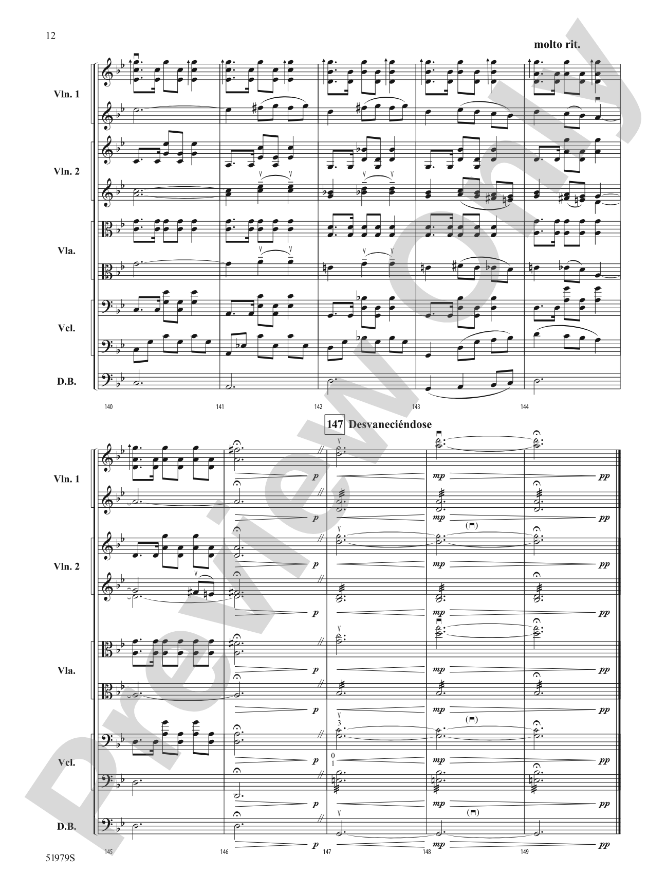 La Llorona: String Orchestra Conductor Score & Parts