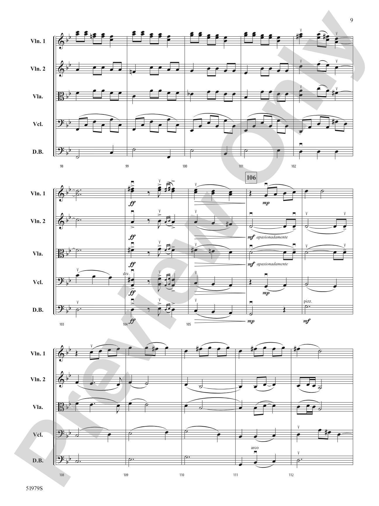 La Llorona: String Orchestra Conductor Score & Parts