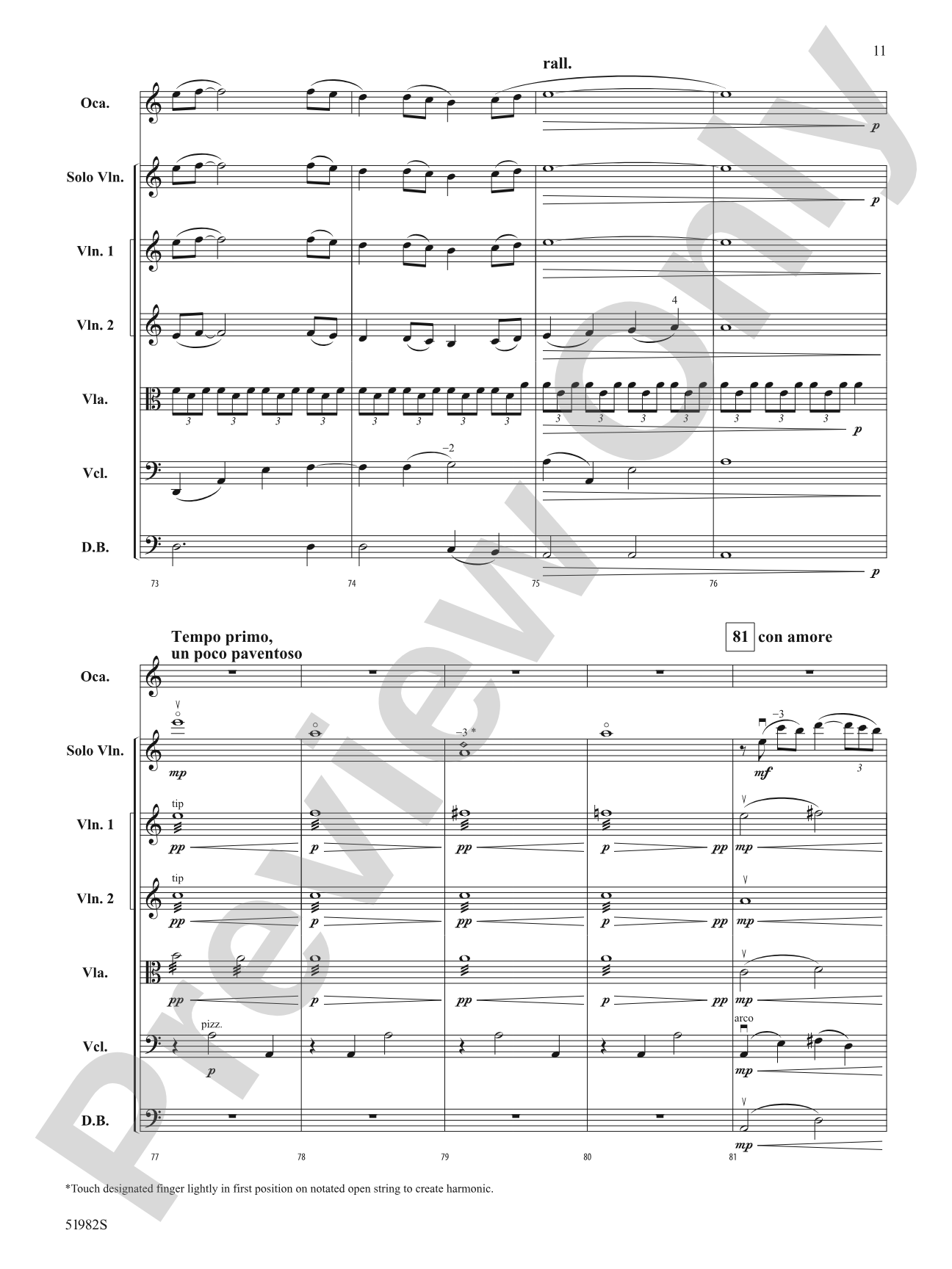 The Prince and the Flame: String Orchestra Conductor Score & Parts