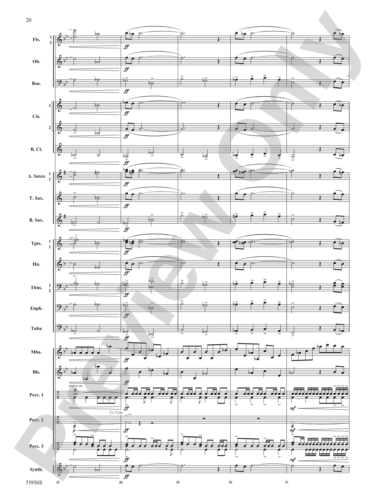 Biofeedback: Concert Band Conductor Score & Parts