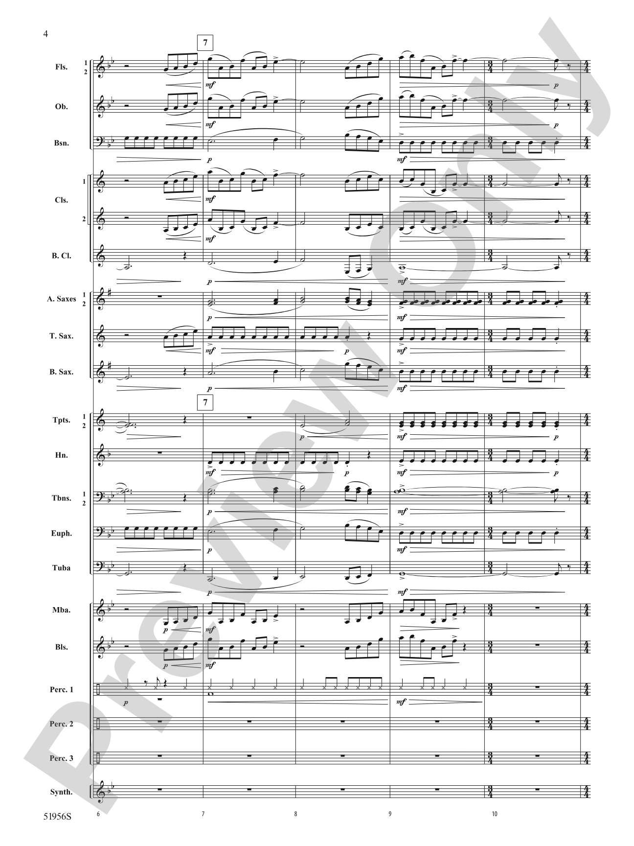 Biofeedback: Concert Band Conductor Score & Parts