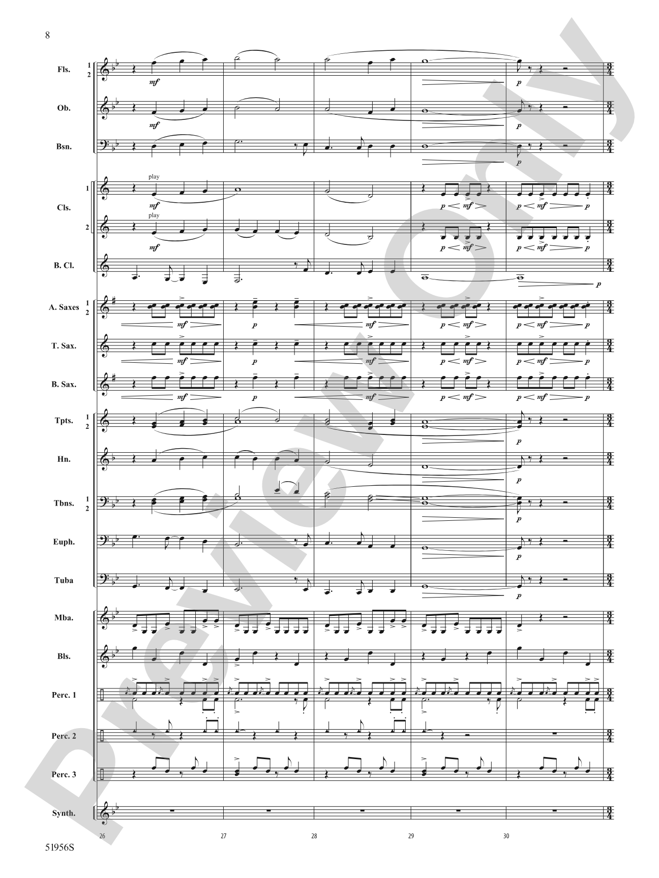 Biofeedback: Concert Band Conductor Score & Parts
