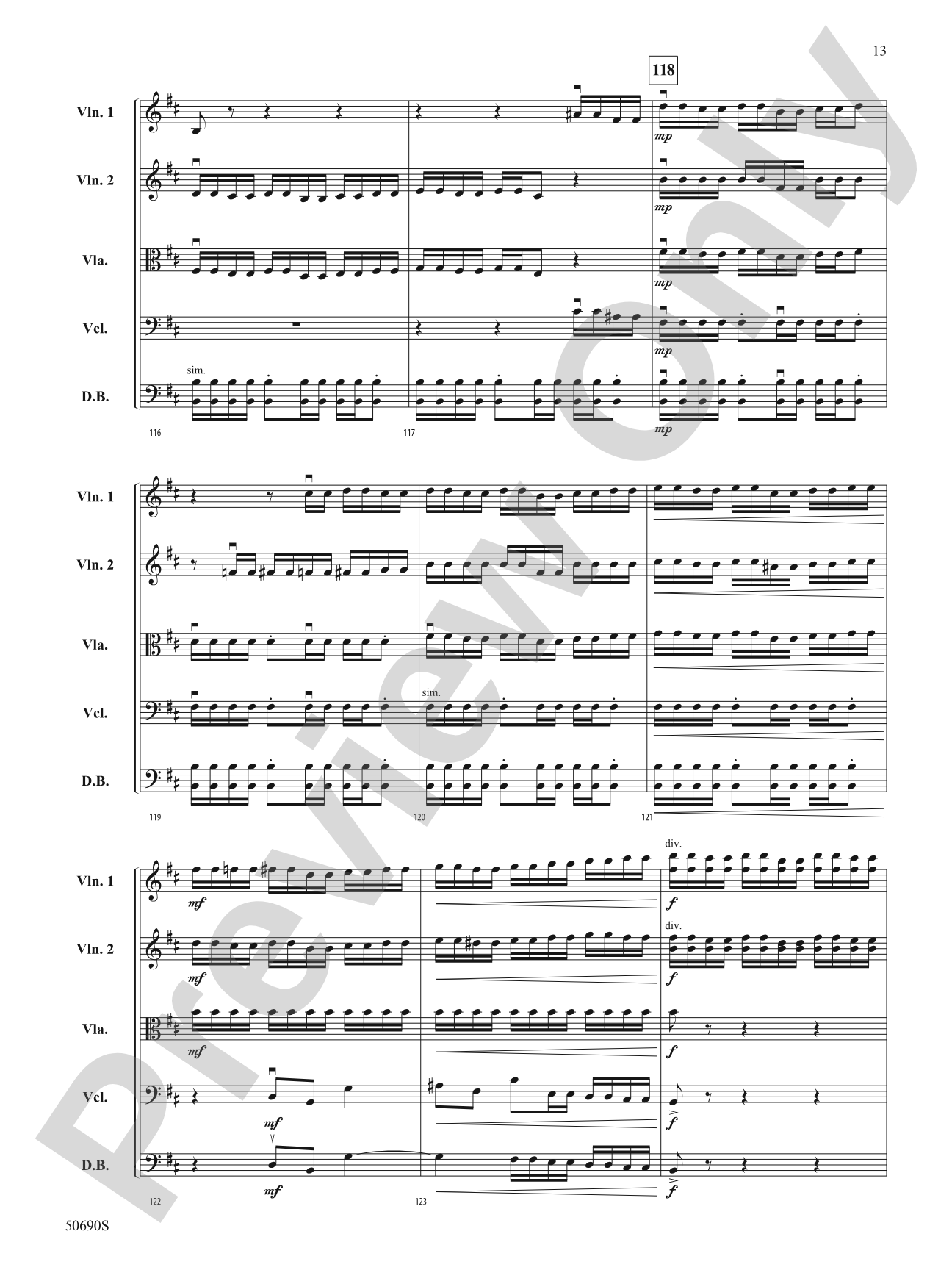 Moonlight Flight: String Orchestra Conductor Score & Parts
