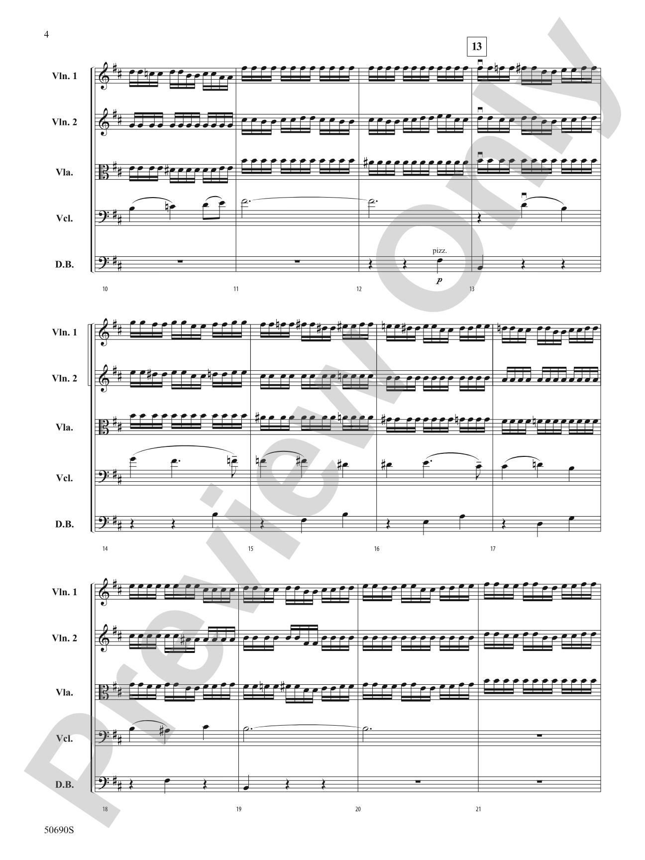 Moonlight Flight: String Orchestra Conductor Score & Parts