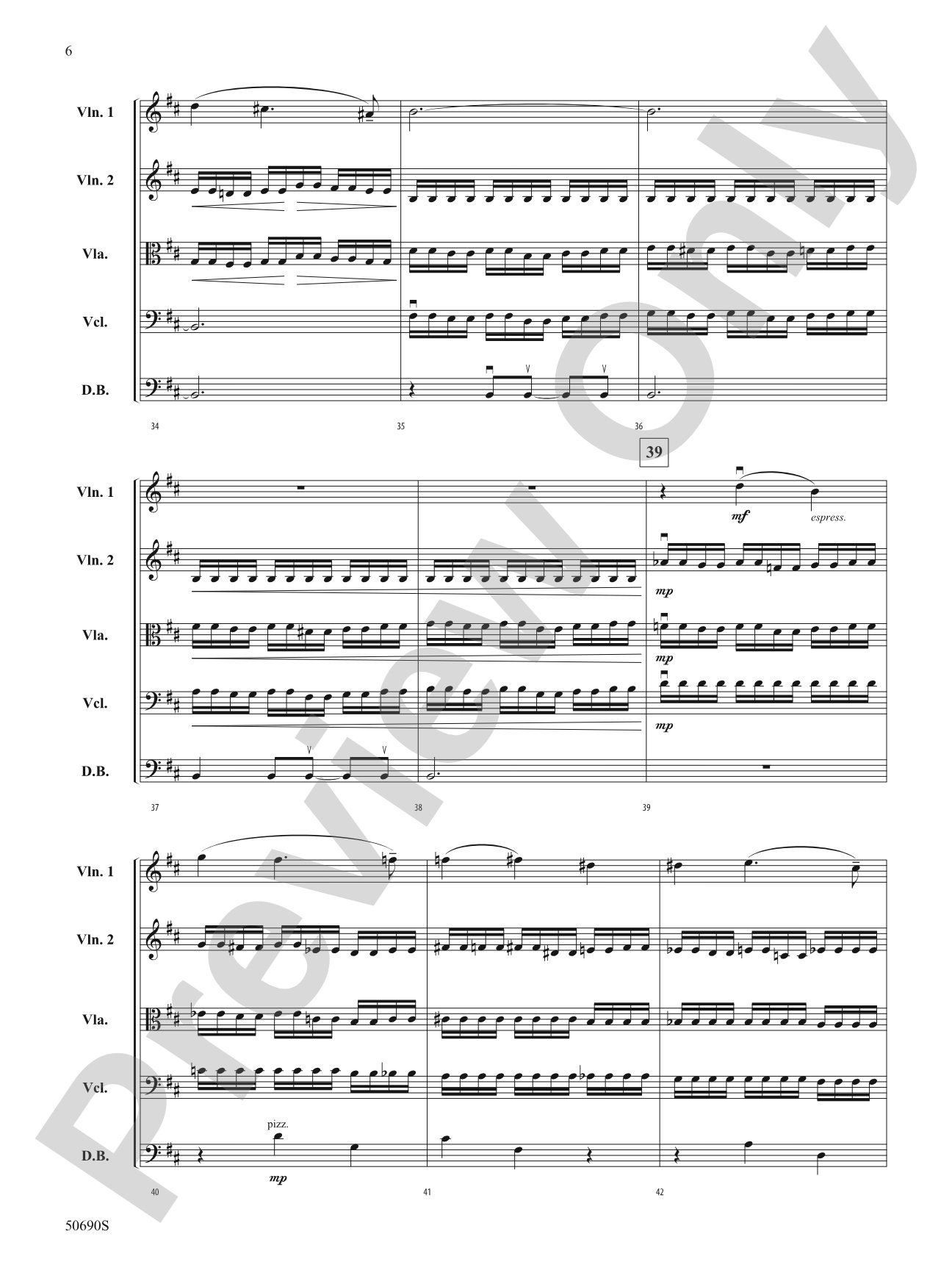 Moonlight Flight: String Orchestra Conductor Score & Parts