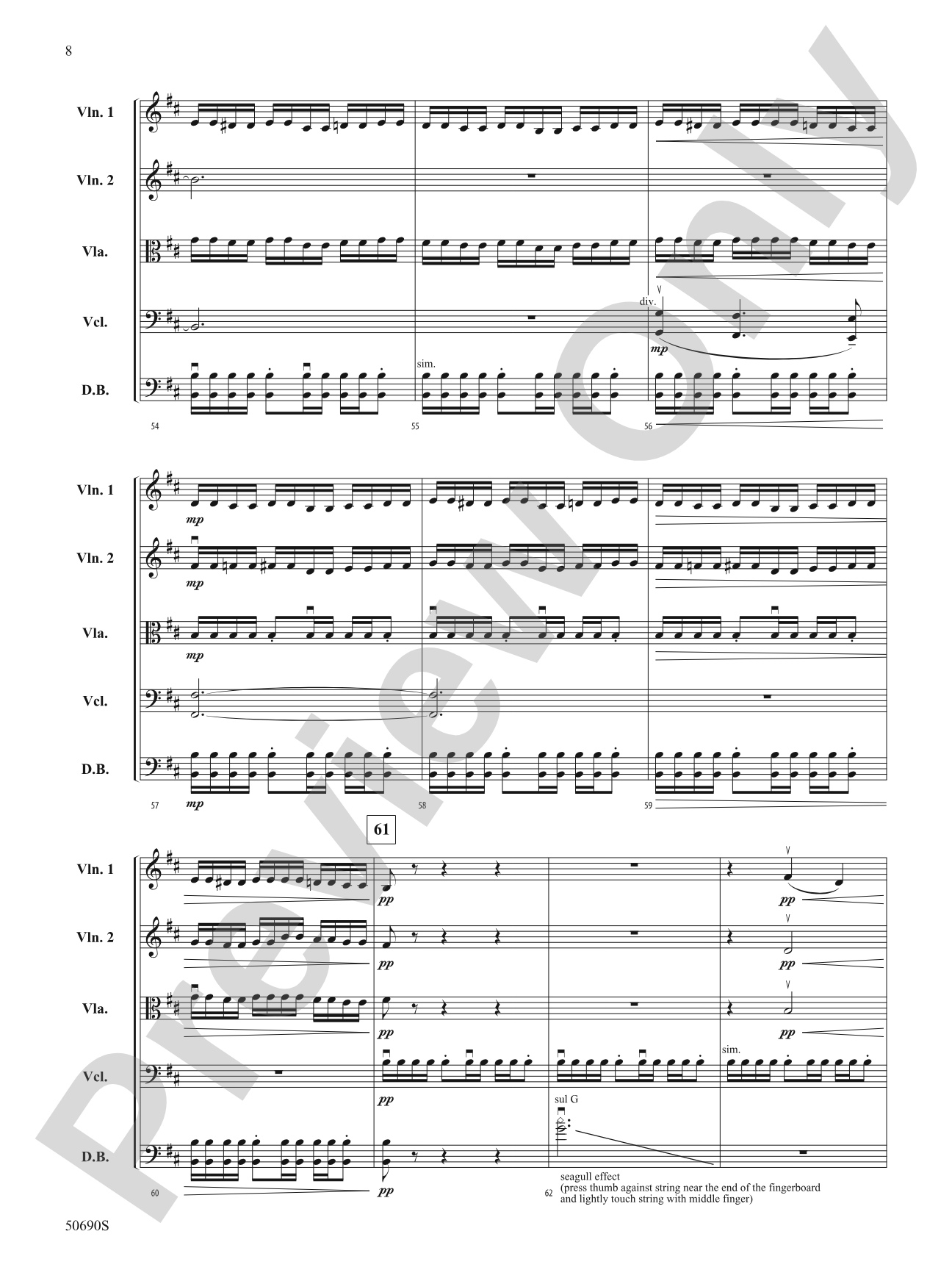 Moonlight Flight: String Orchestra Conductor Score & Parts