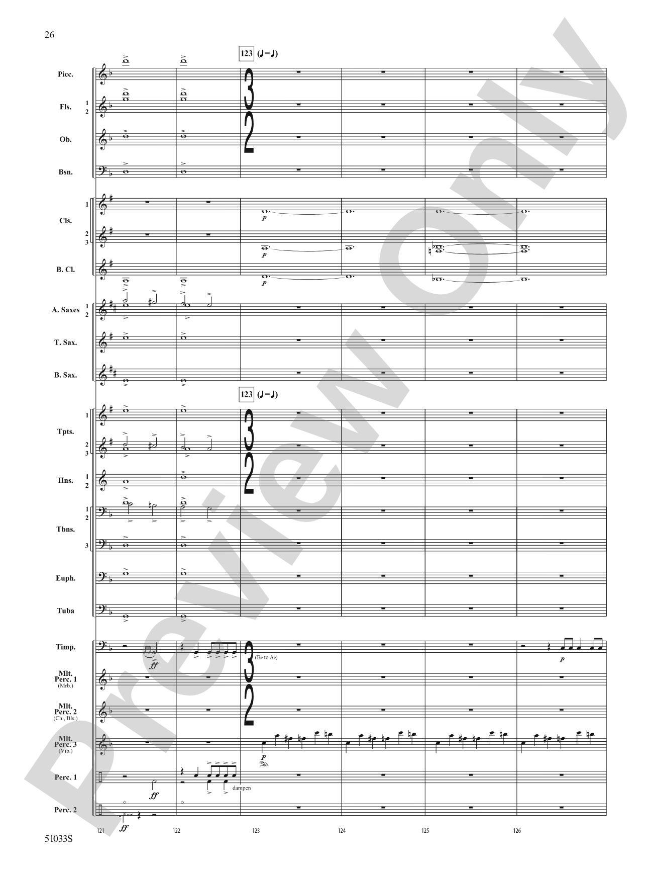 Hope Ahead: Concert Band Conductor Score & Parts