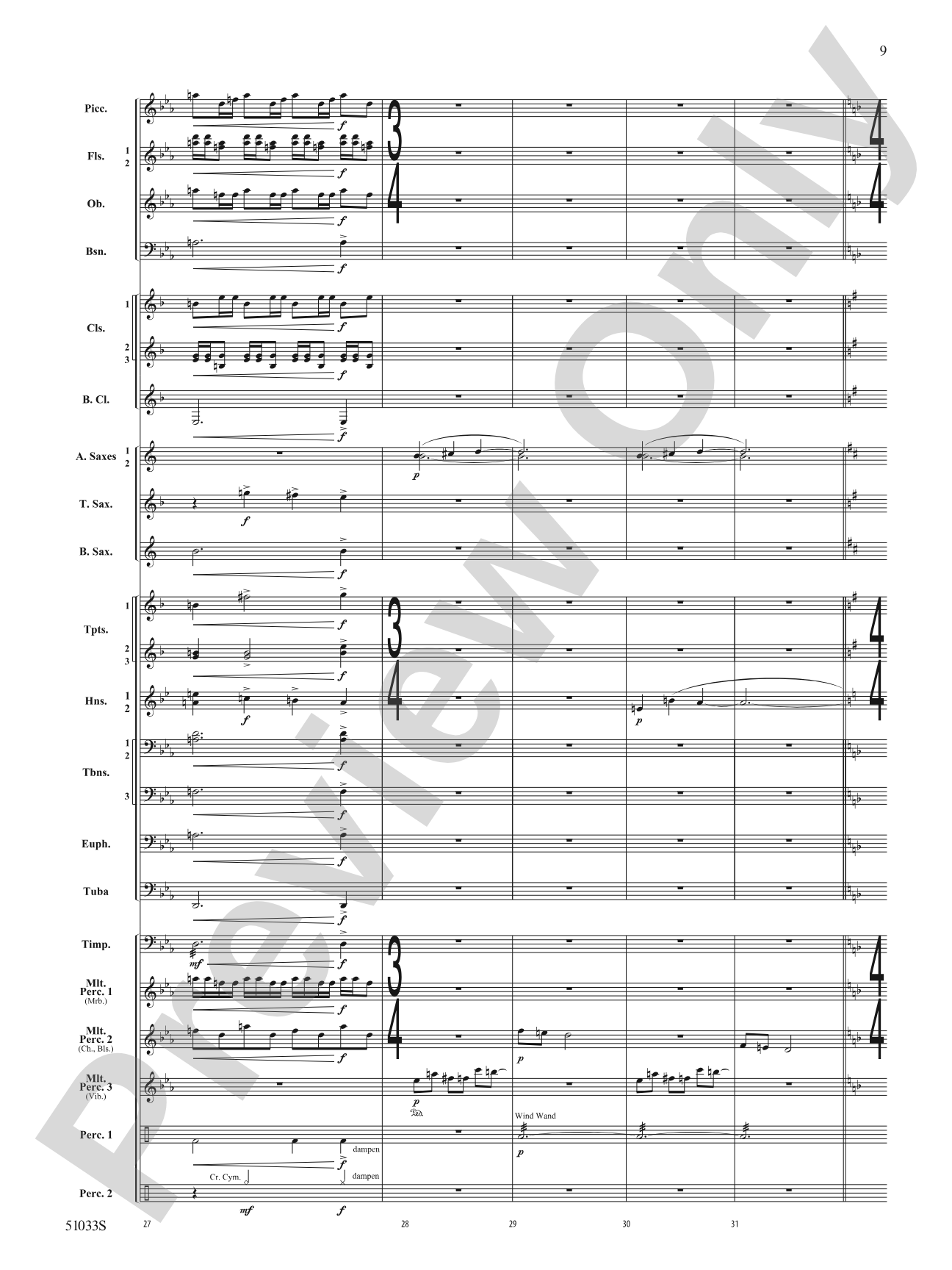 Hope Ahead: Concert Band Conductor Score & Parts