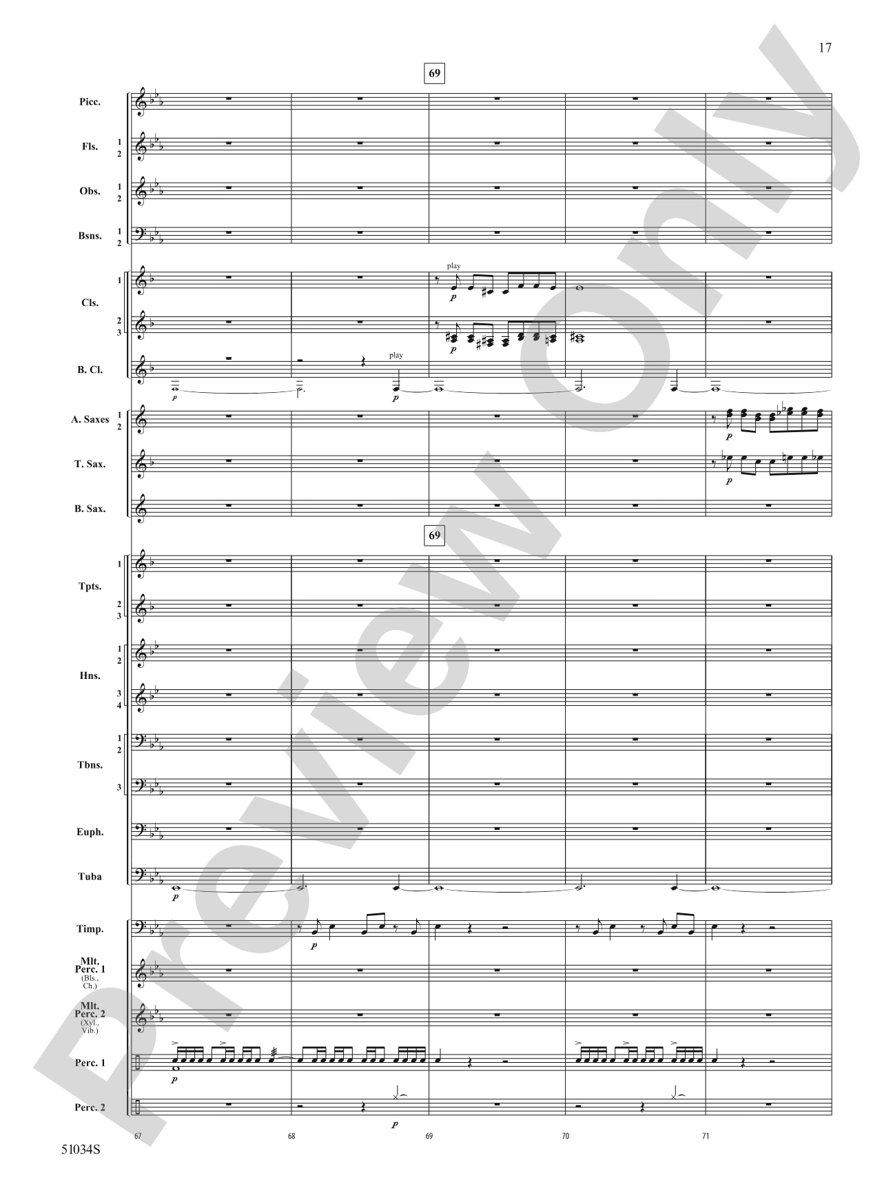 Woodlands Overture: Score