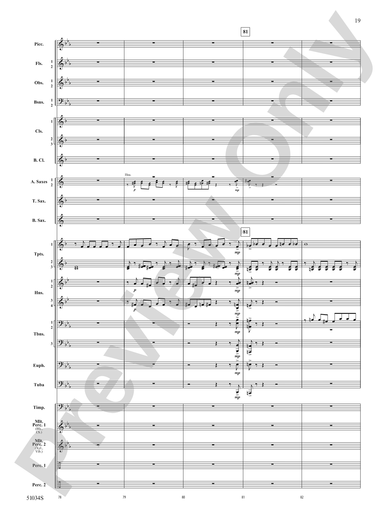 Woodlands Overture: Score