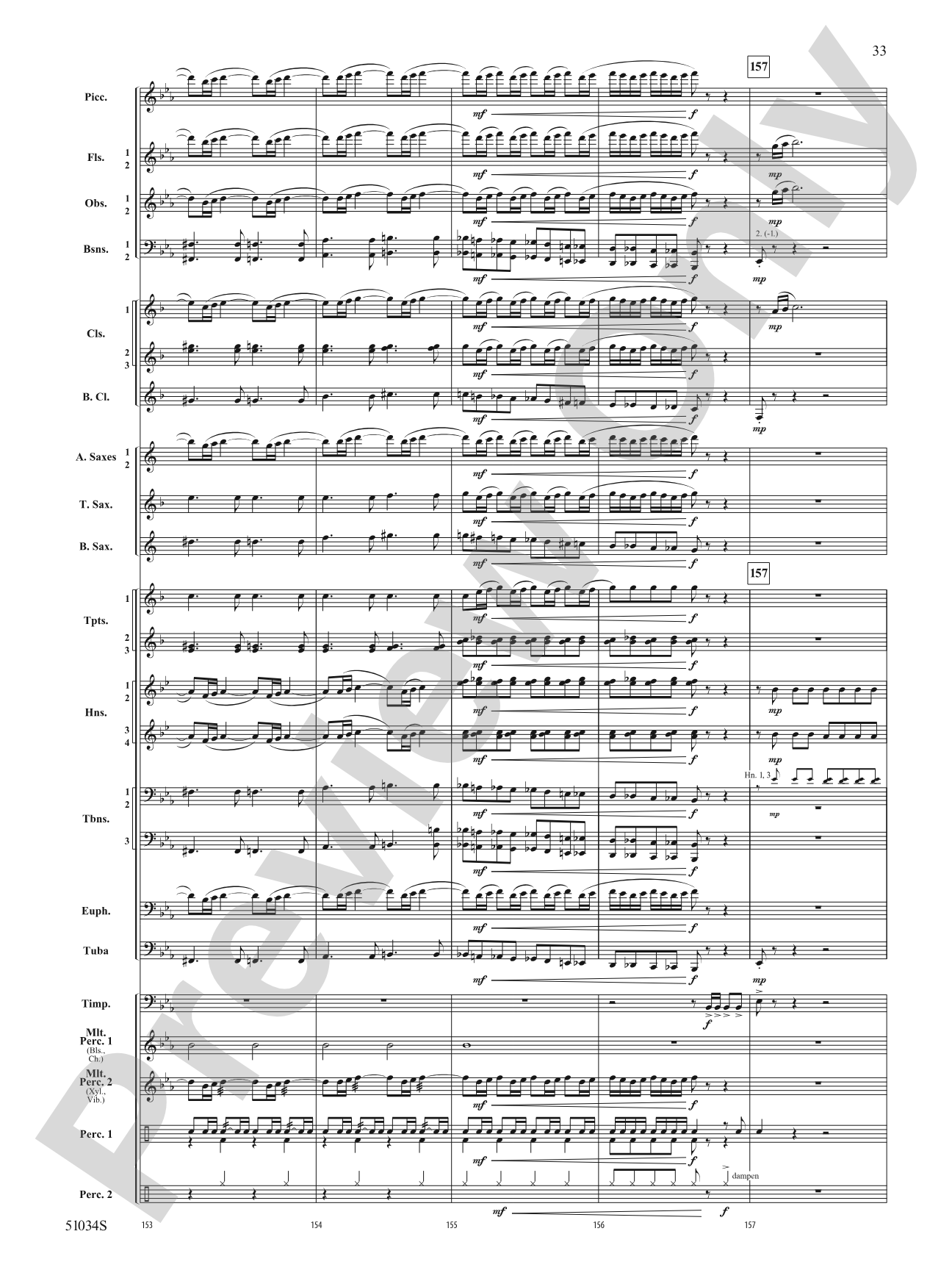 Woodlands Overture: Score