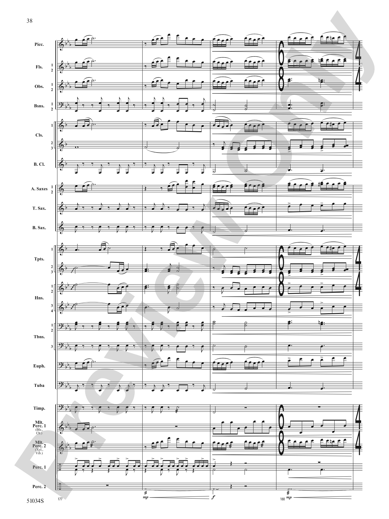 Woodlands Overture: Score