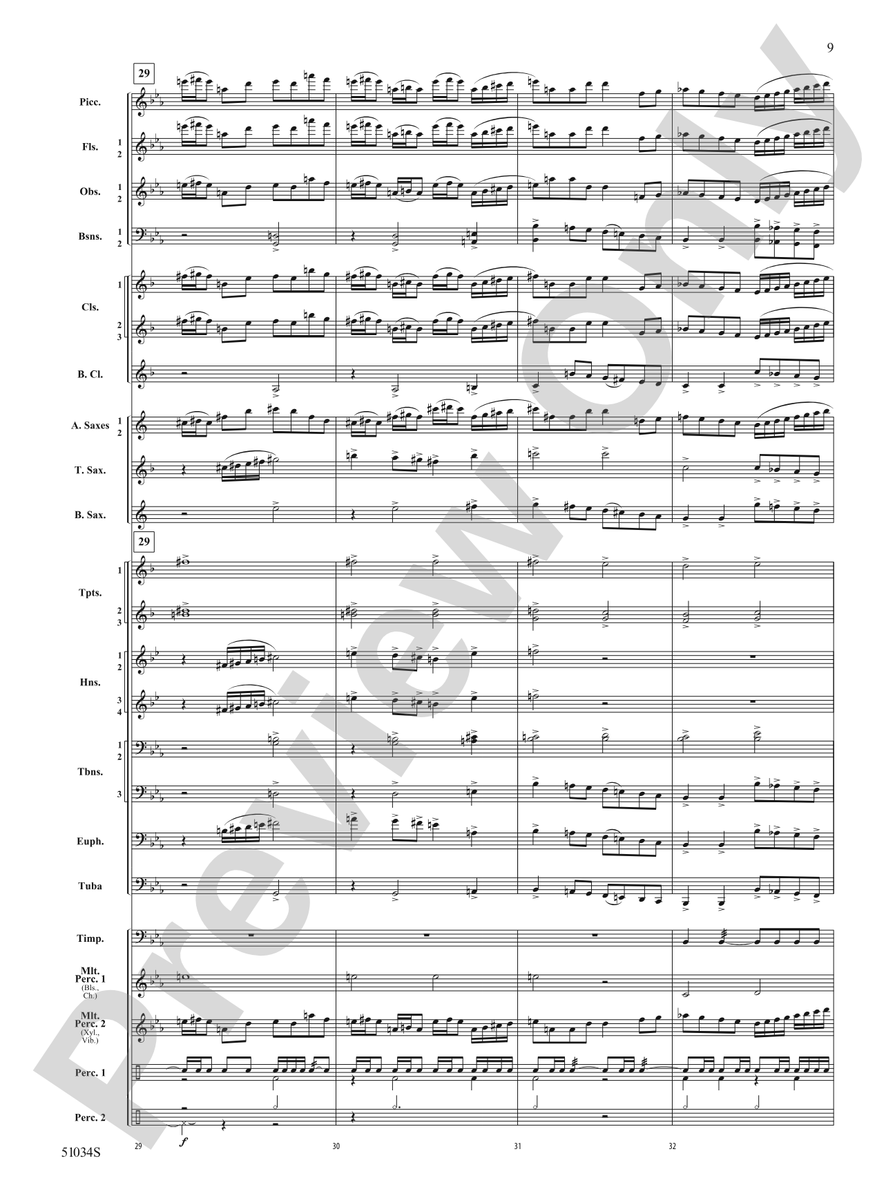Woodlands Overture: Score