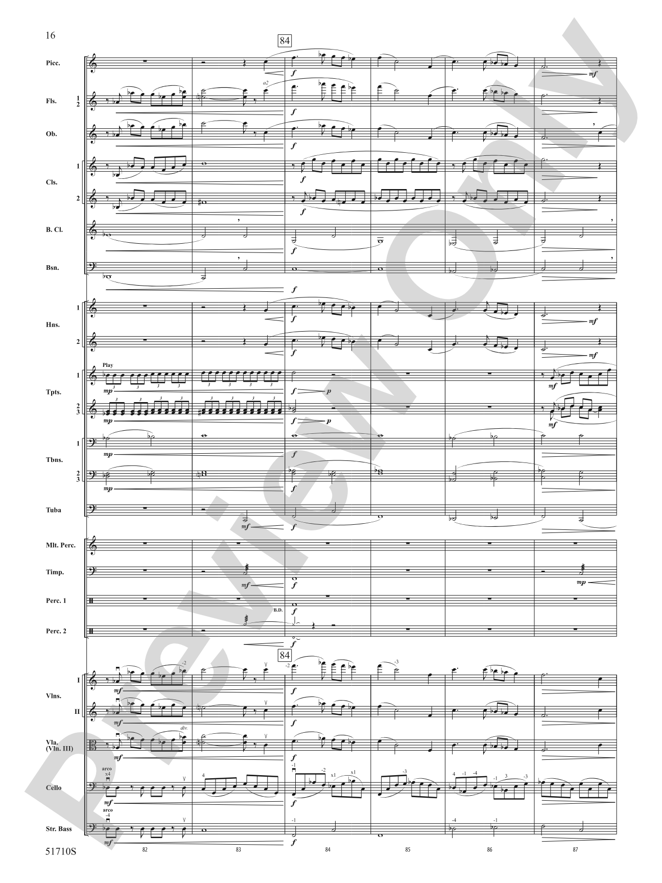 Terminus Approaching: Full Orchestra Conductor Score & Parts