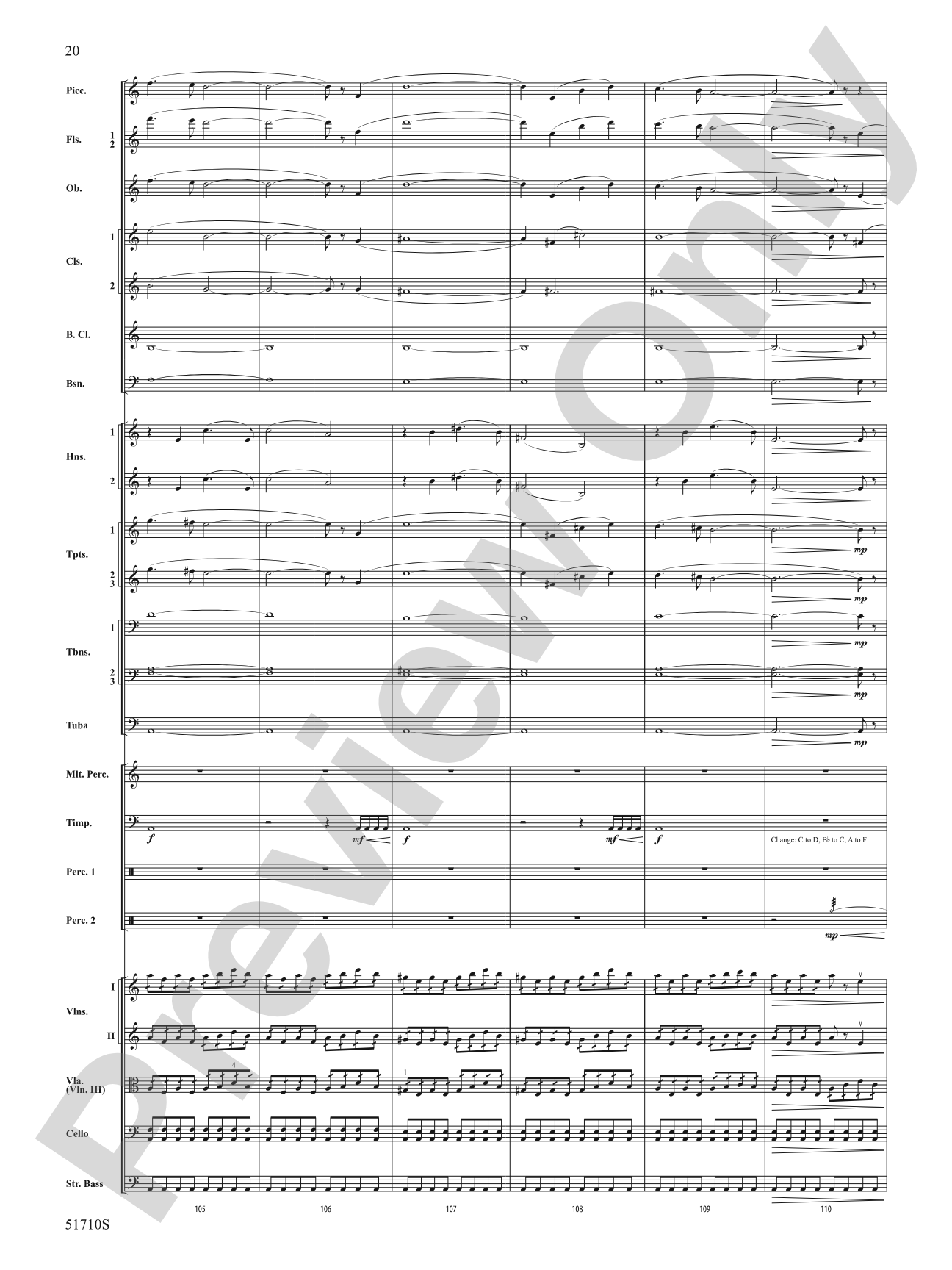 Terminus Approaching: Full Orchestra Conductor Score & Parts