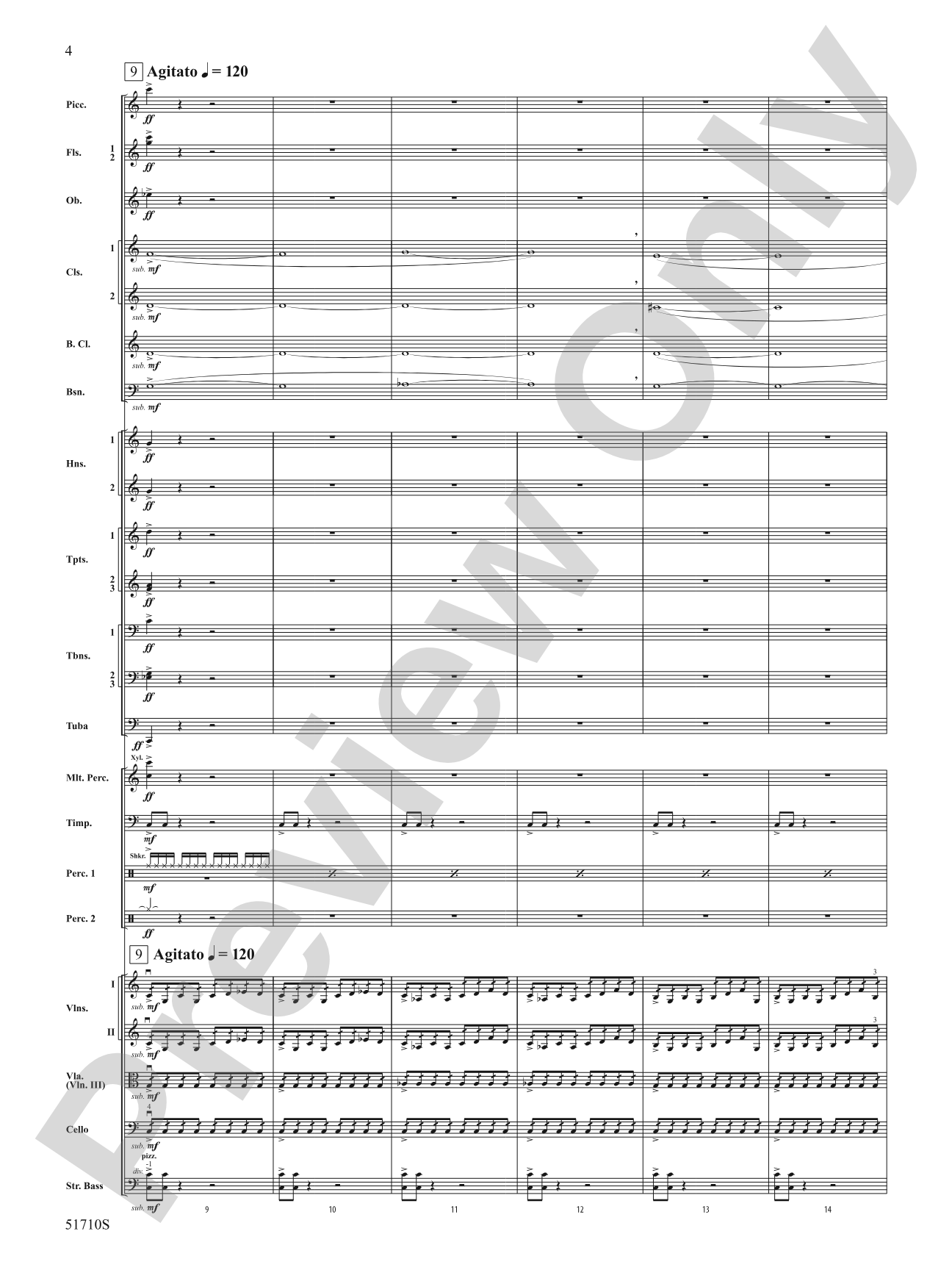 Terminus Approaching: Full Orchestra Conductor Score & Parts