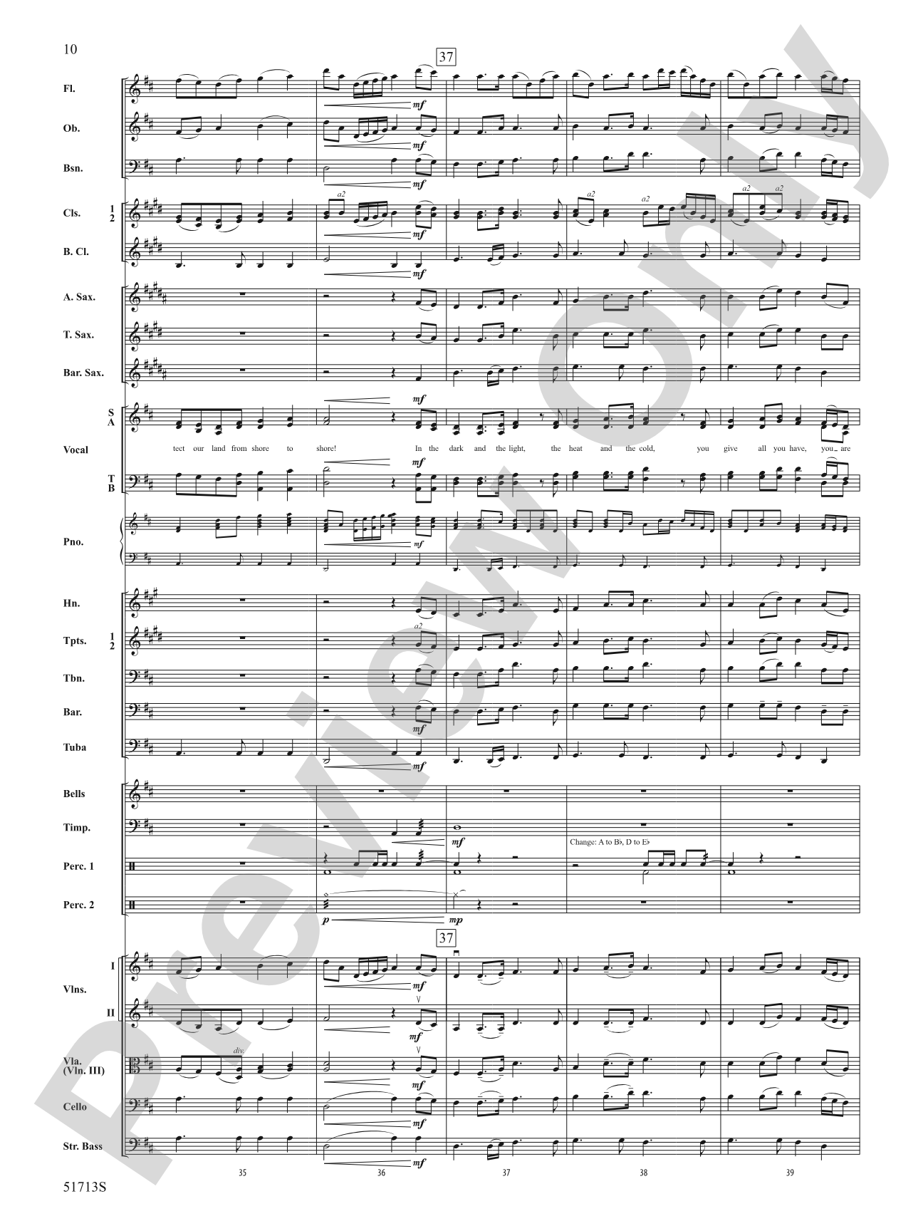 Thankfully: Full Orchestra Conductor Score & Parts