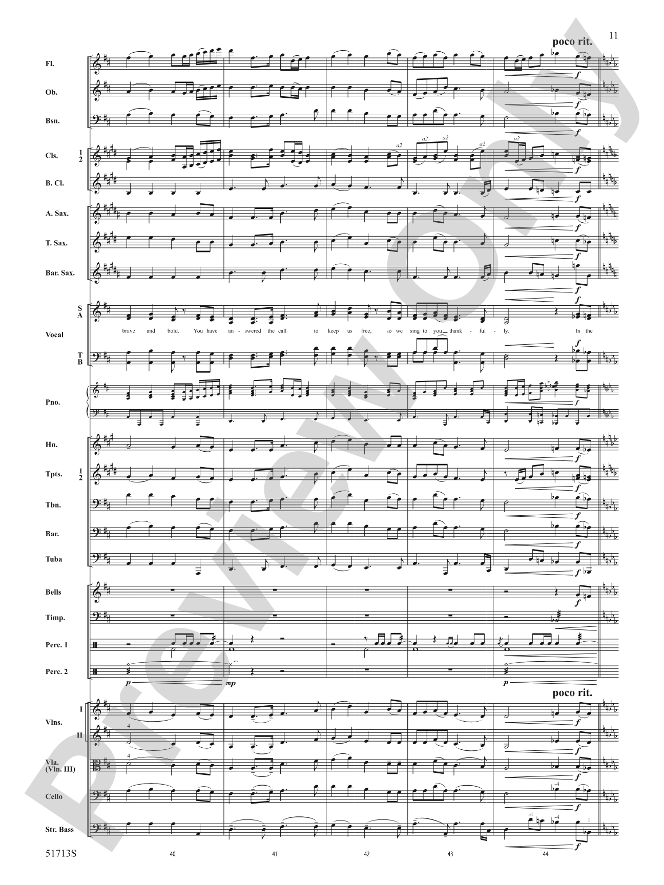 Thankfully: Full Orchestra Conductor Score & Parts