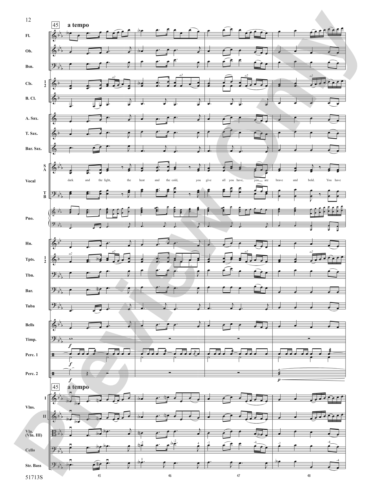 Thankfully: Full Orchestra Conductor Score & Parts