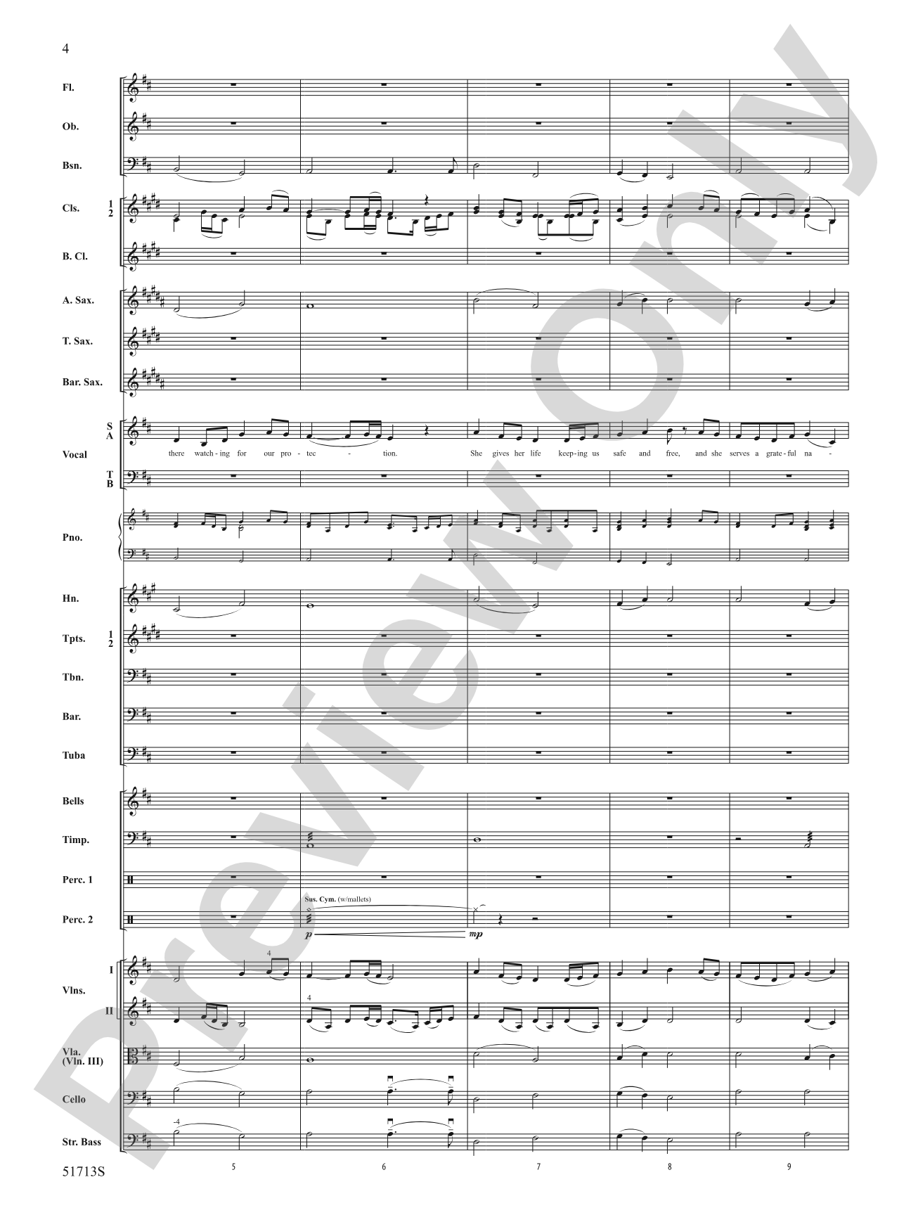 Thankfully: Full Orchestra Conductor Score & Parts