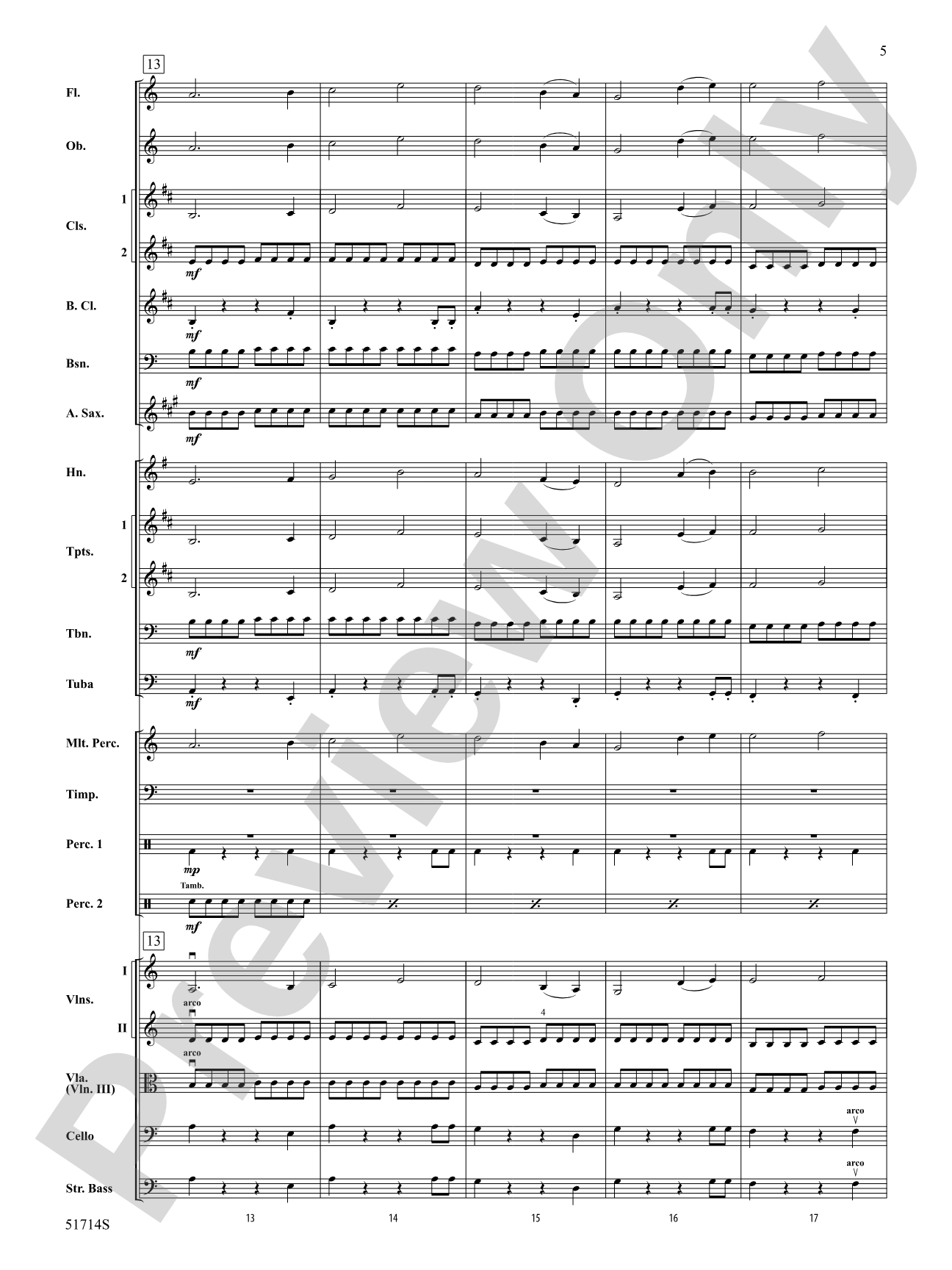 Dauntless Heroes: Full Orchestra Conductor Score & Parts