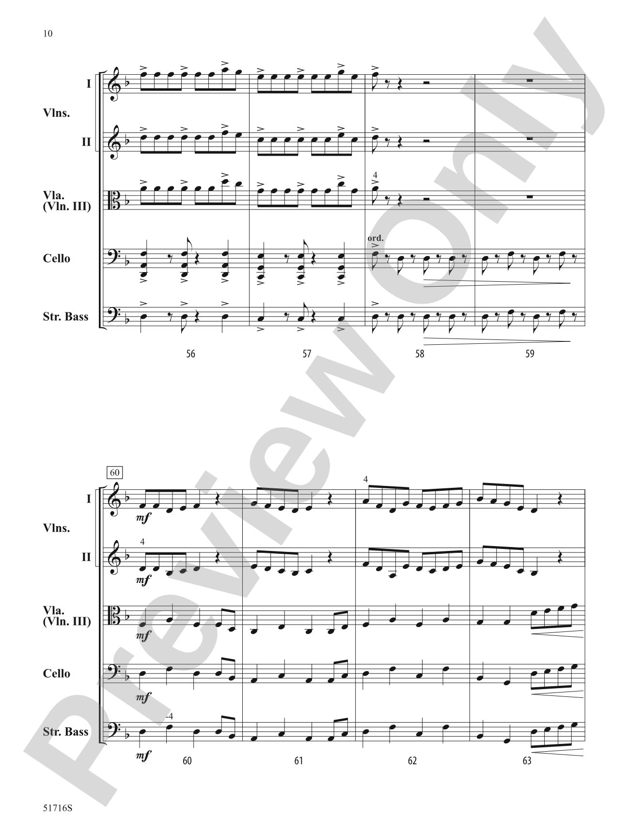 Dance of the Imps: String Orchestra Conductor Score & Parts