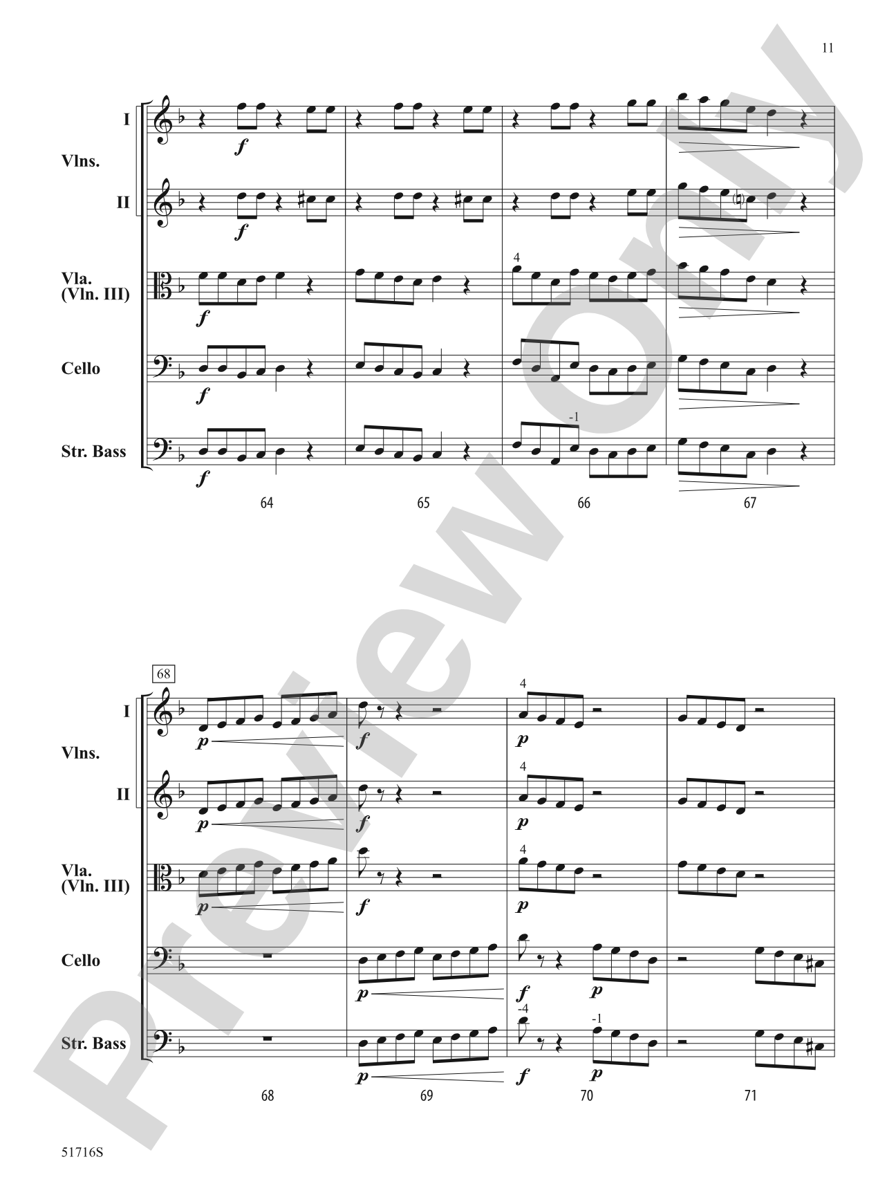 Dance of the Imps: String Orchestra Conductor Score & Parts