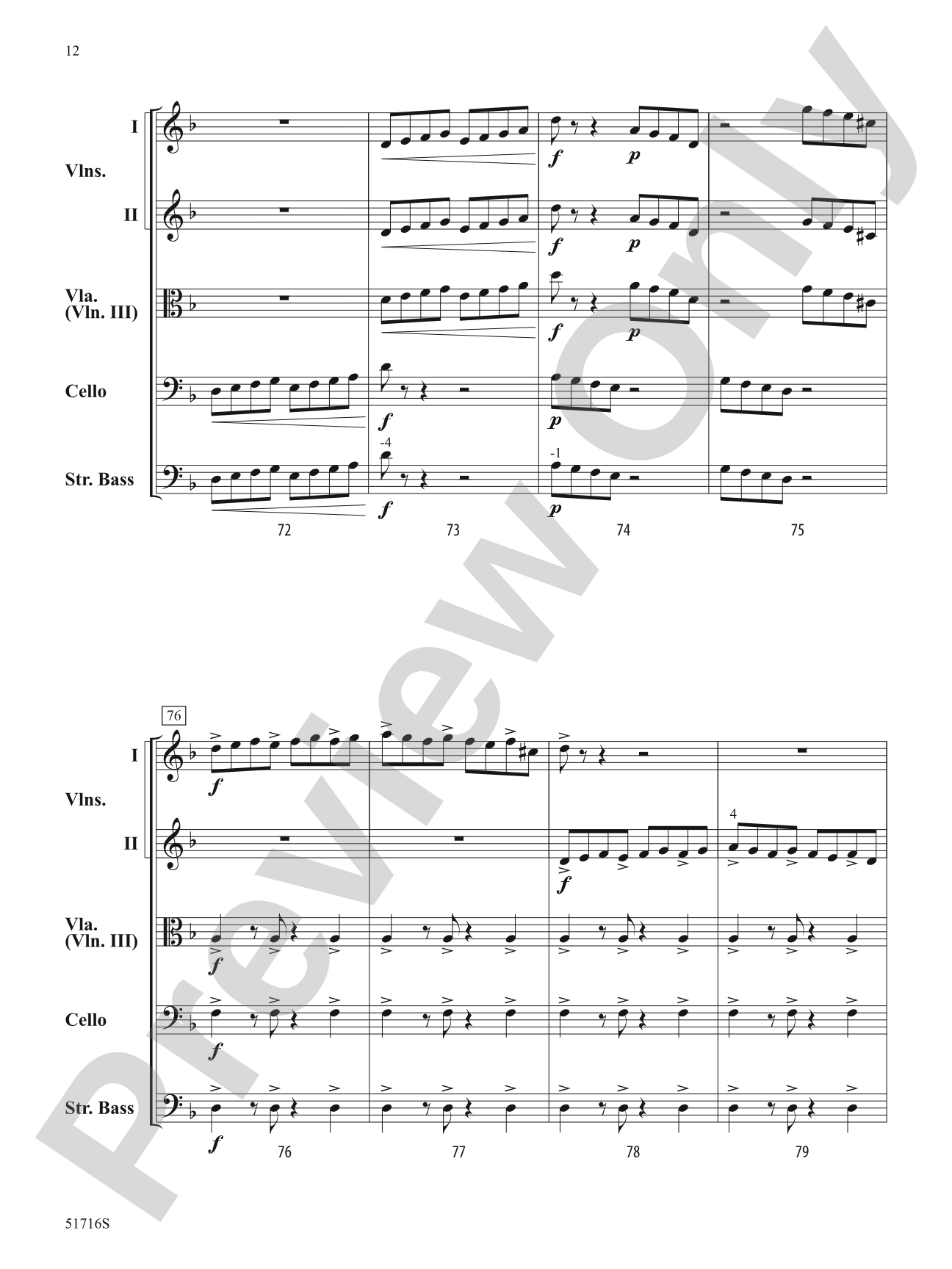 Dance of the Imps: String Orchestra Conductor Score & Parts