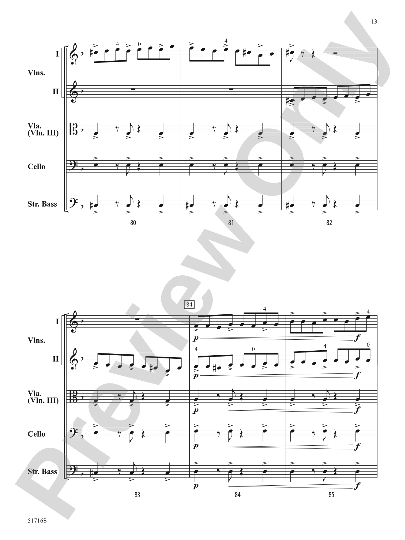 Dance of the Imps: String Orchestra Conductor Score & Parts