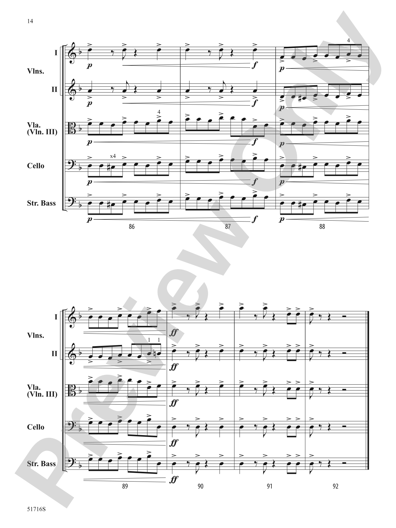 Dance of the Imps: String Orchestra Conductor Score & Parts