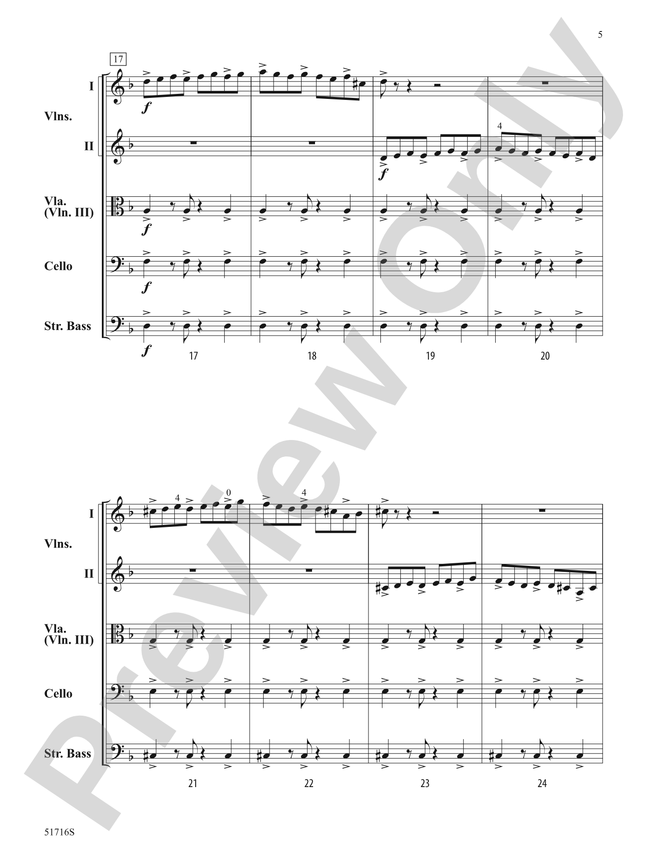 Dance of the Imps: String Orchestra Conductor Score & Parts