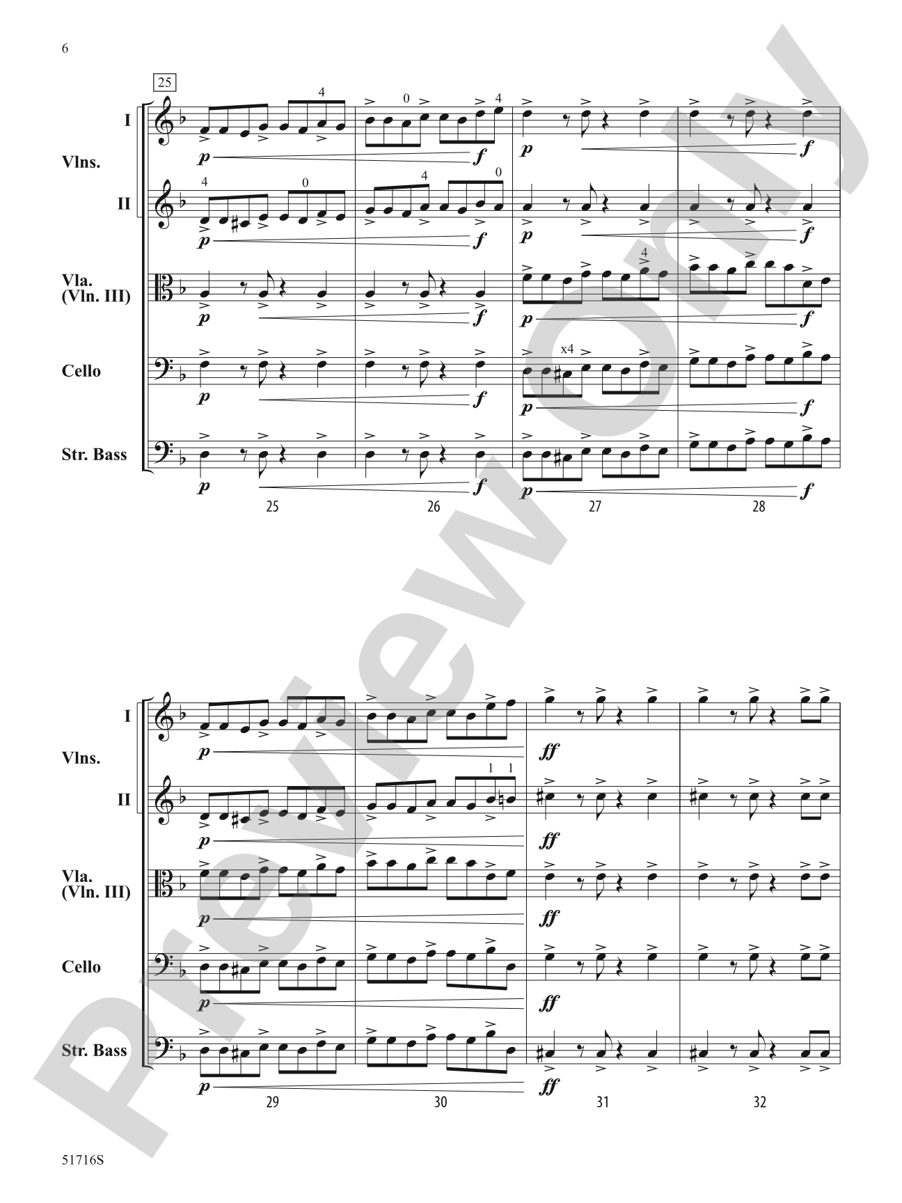 Dance of the Imps: String Orchestra Conductor Score & Parts