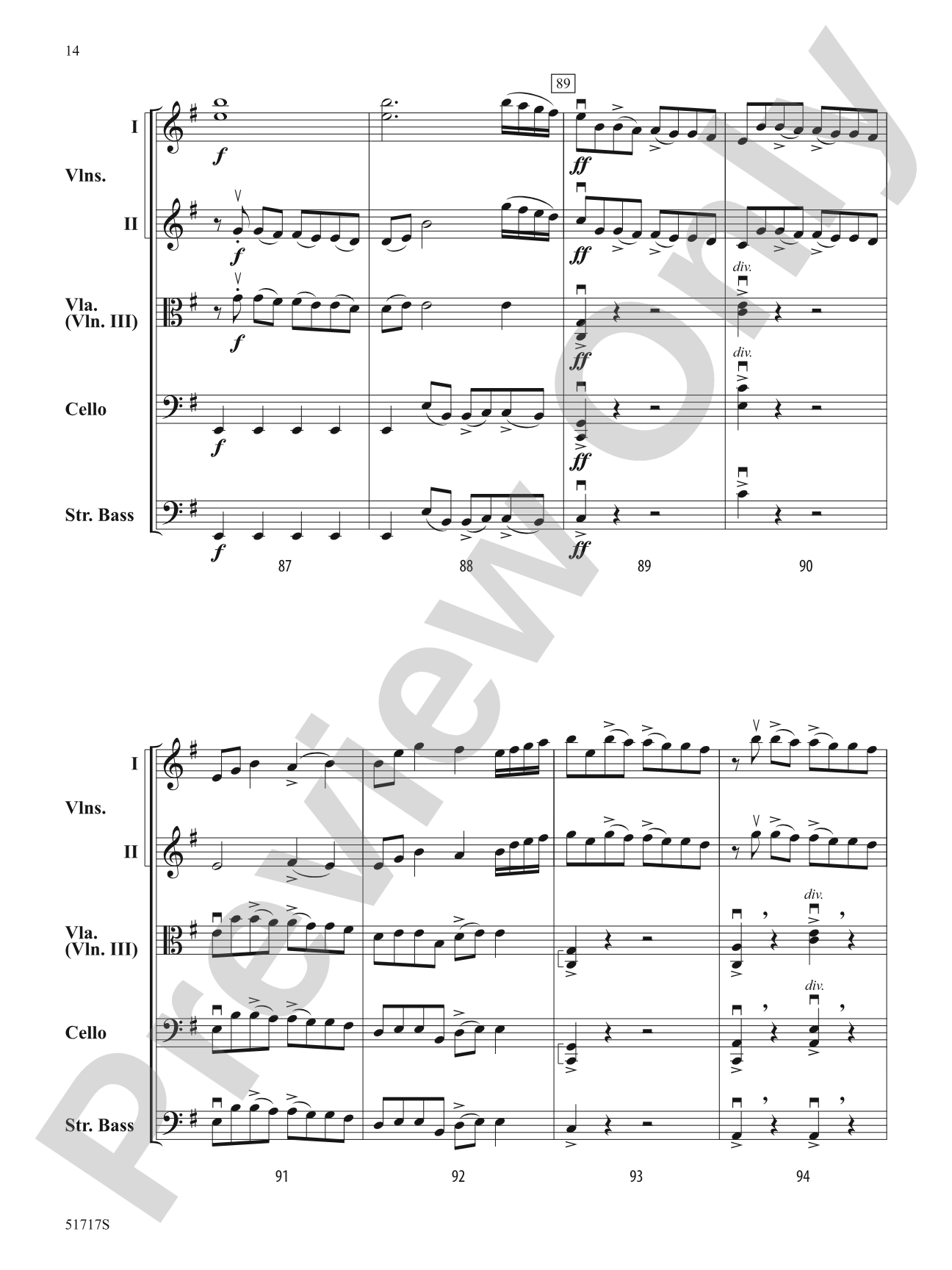Mysterious Forces: String Orchestra Conductor Score & Parts