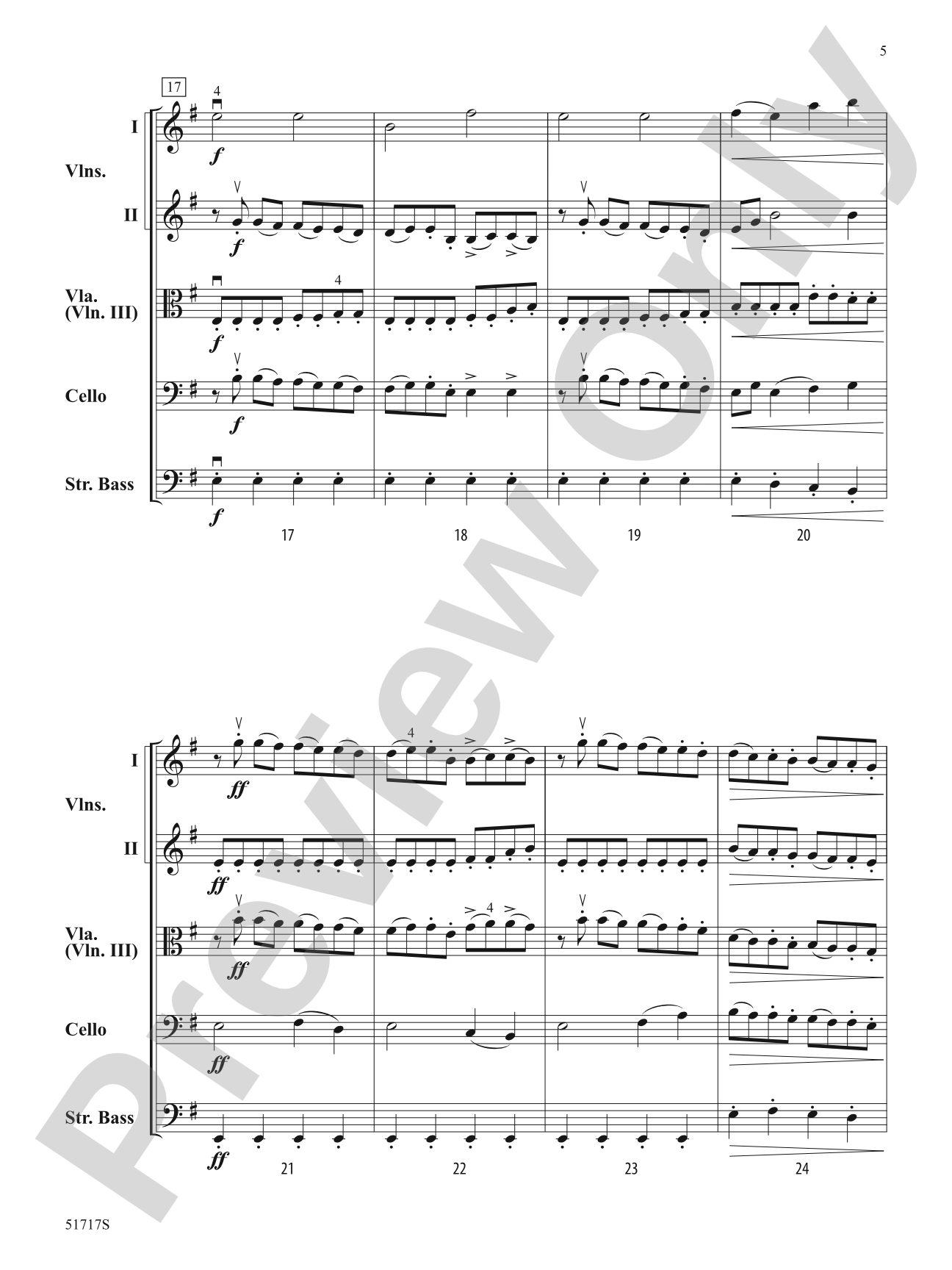 Mysterious Forces: String Orchestra Conductor Score & Parts