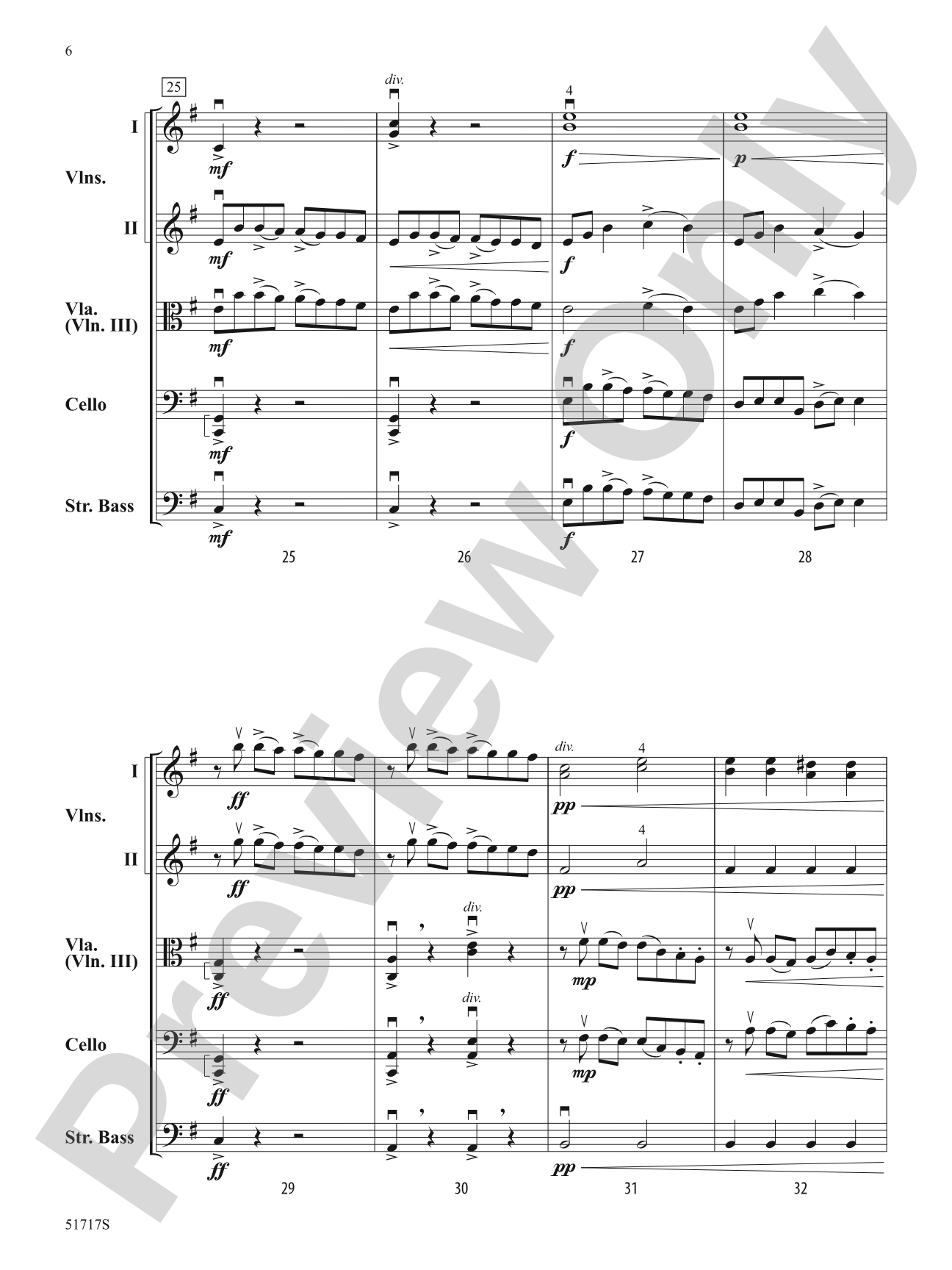 Mysterious Forces: String Orchestra Conductor Score & Parts