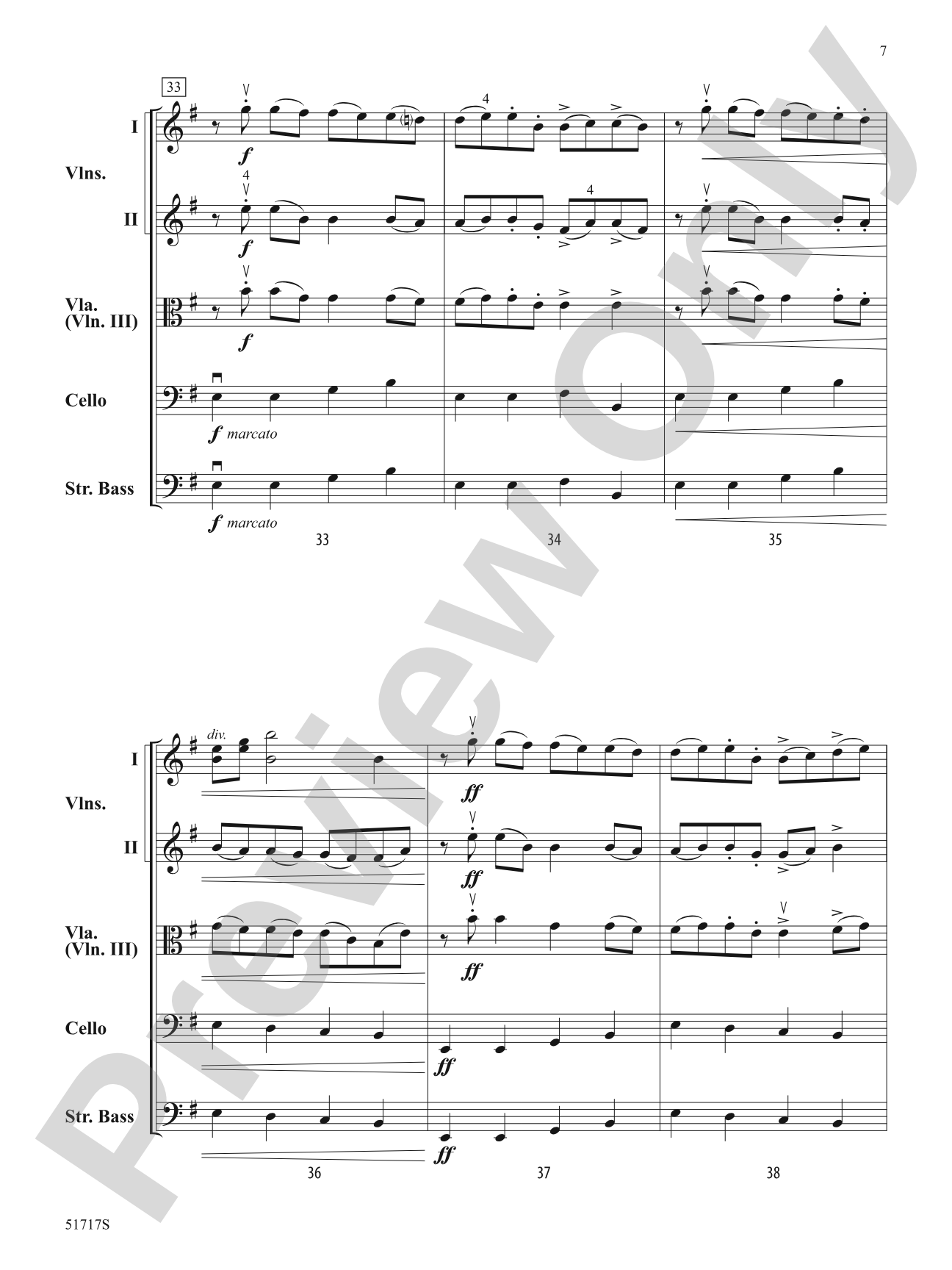 Mysterious Forces: String Orchestra Conductor Score & Parts
