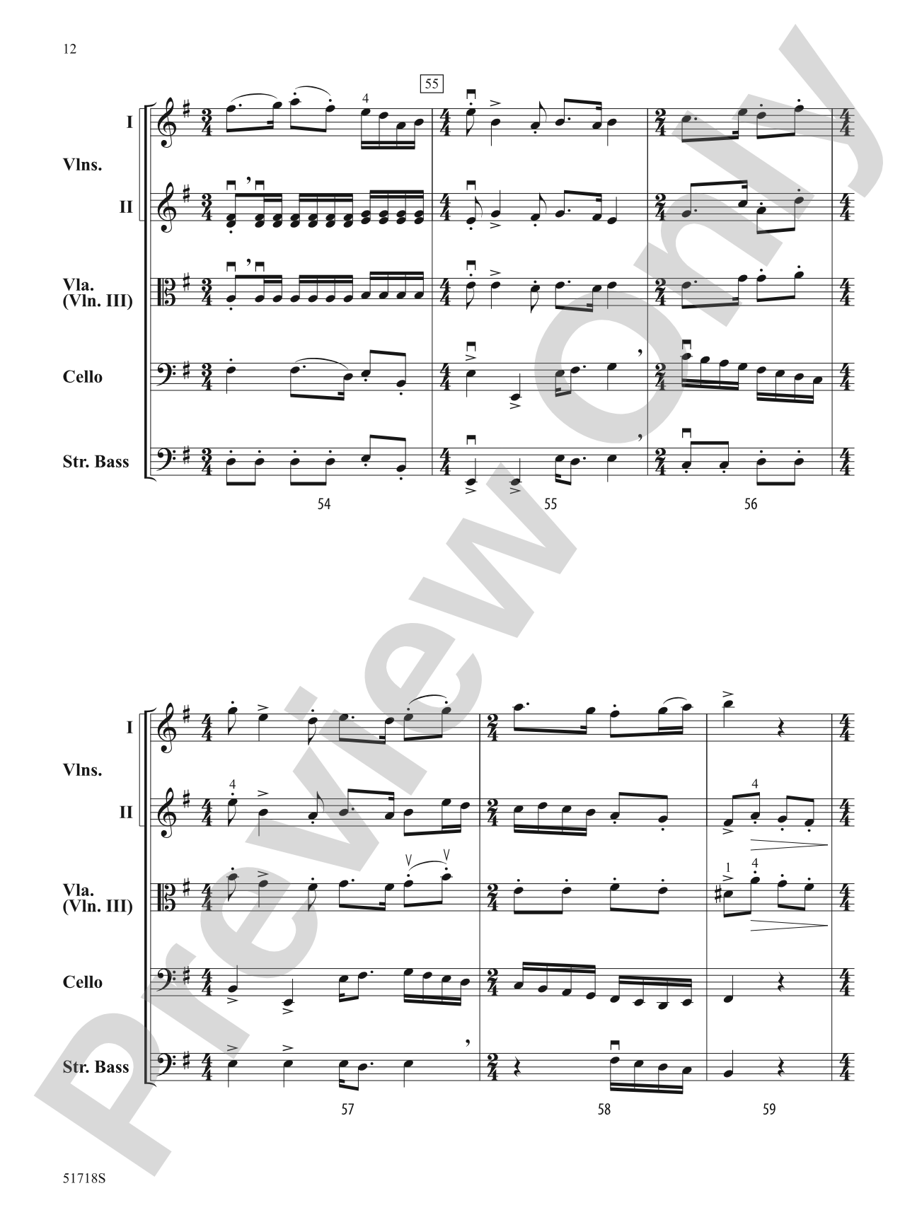 The Marauder's Tale: String Orchestra Conductor Score & Parts