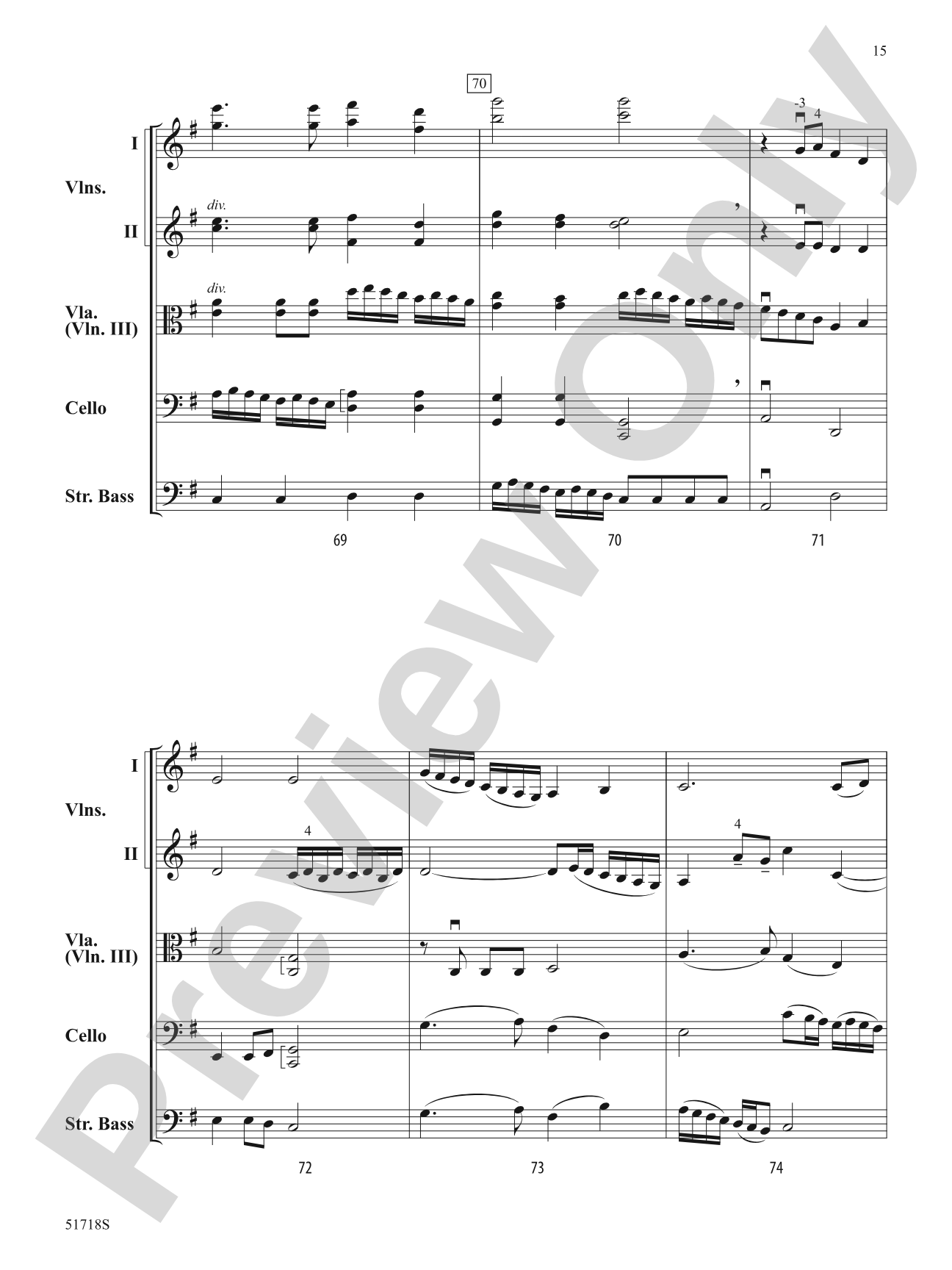 The Marauder's Tale: String Orchestra Conductor Score & Parts