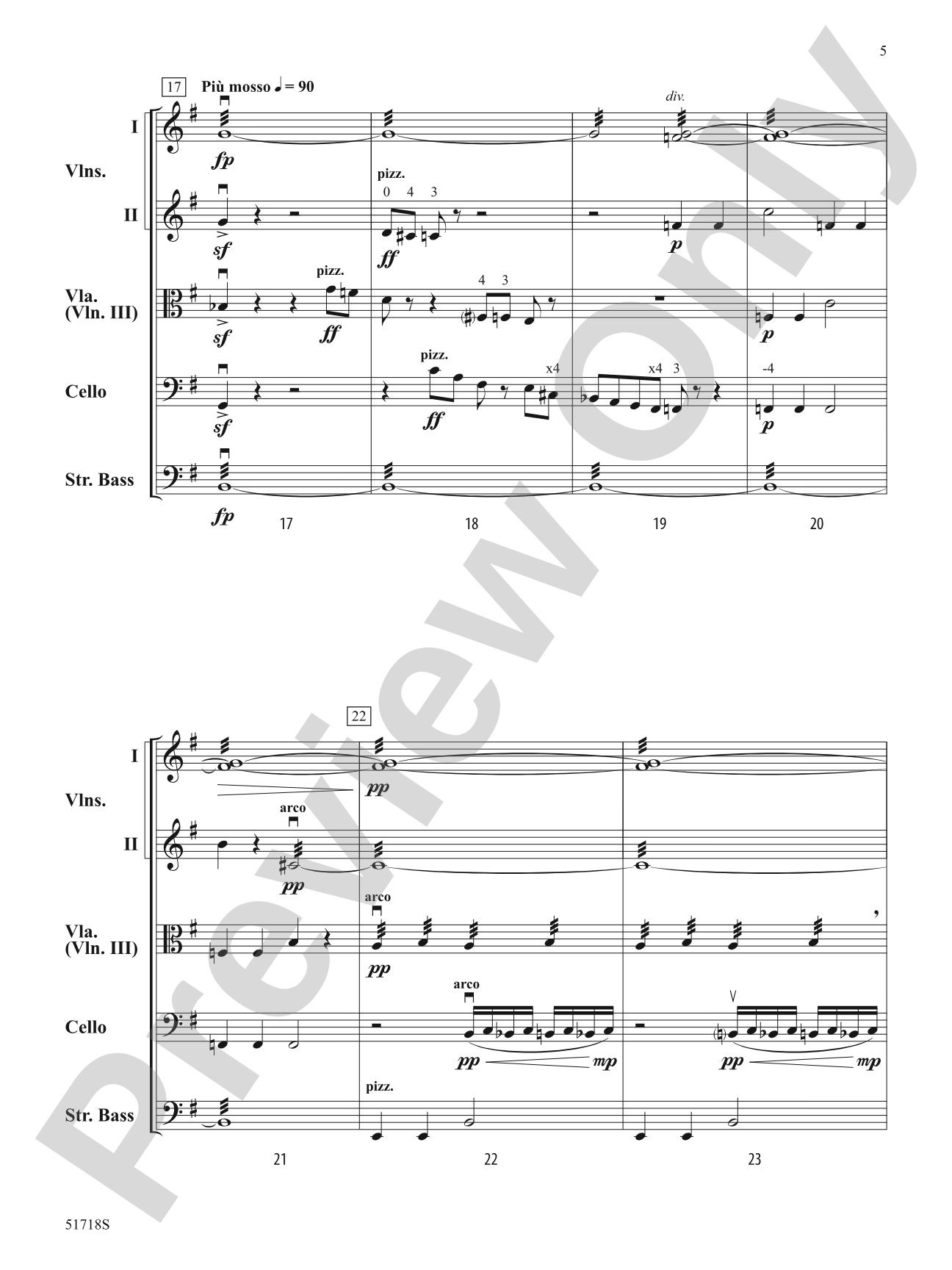 The Marauder's Tale: String Orchestra Conductor Score & Parts
