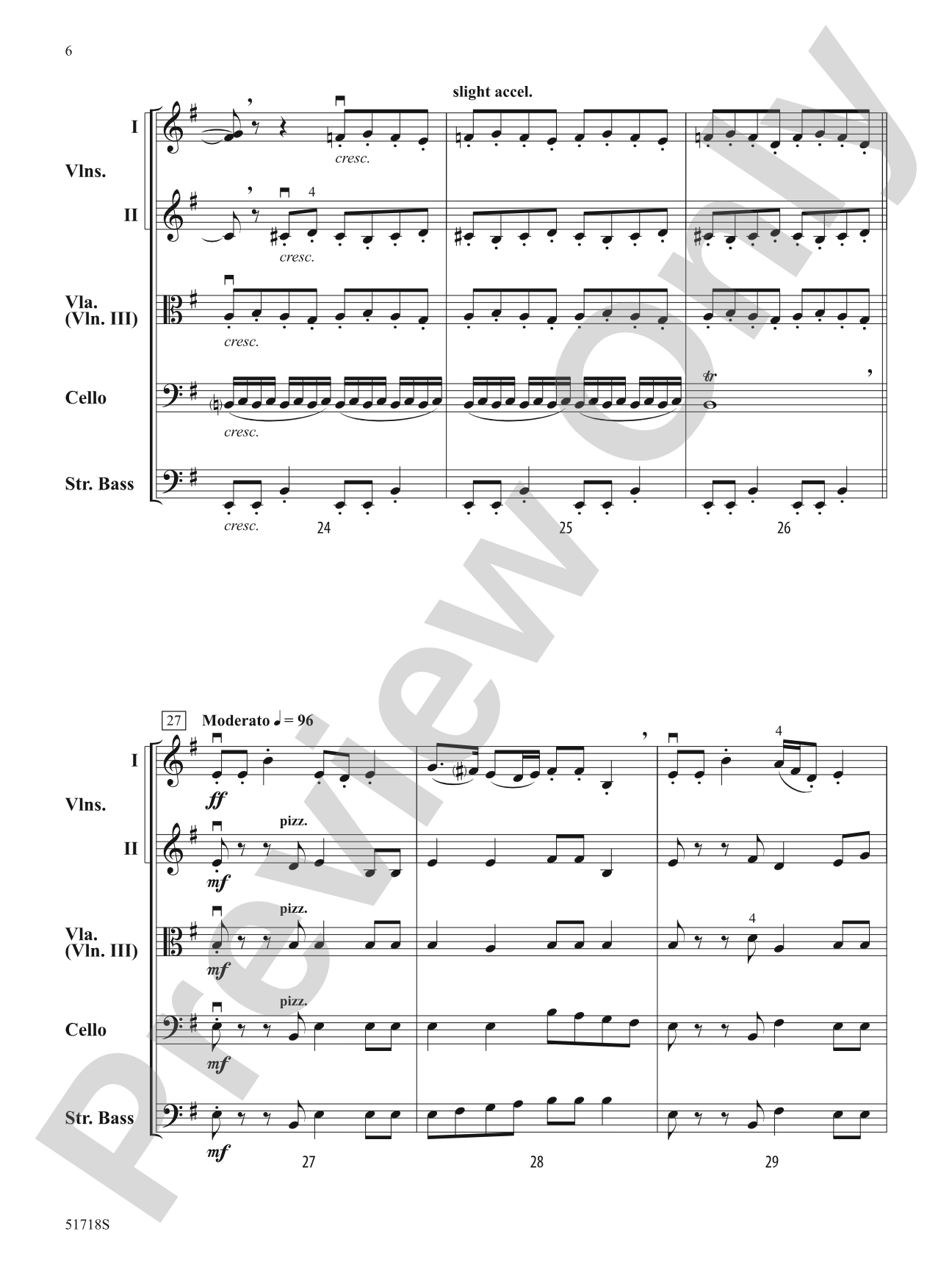 The Marauder's Tale: String Orchestra Conductor Score & Parts