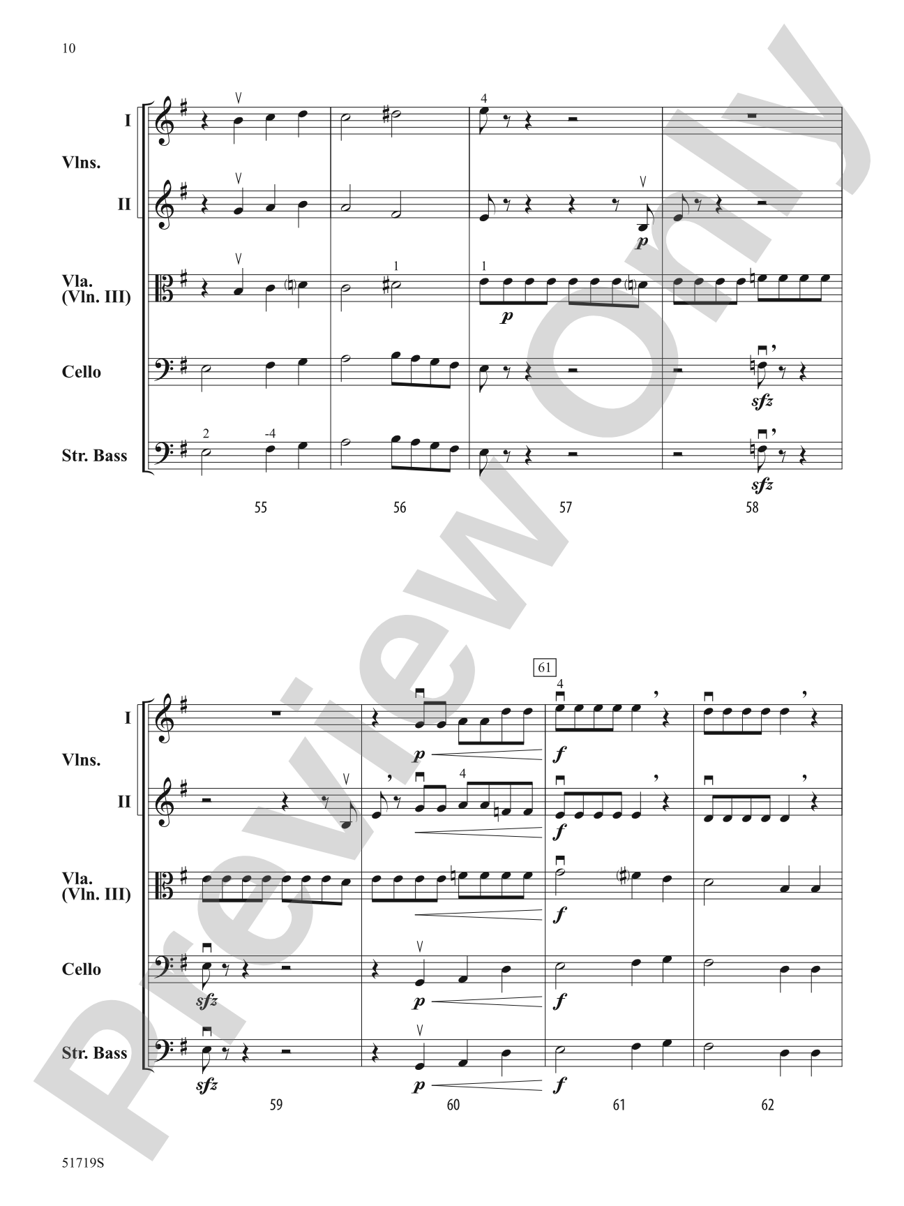 Fury of the Strings: String Orchestra Conductor Score & Parts
