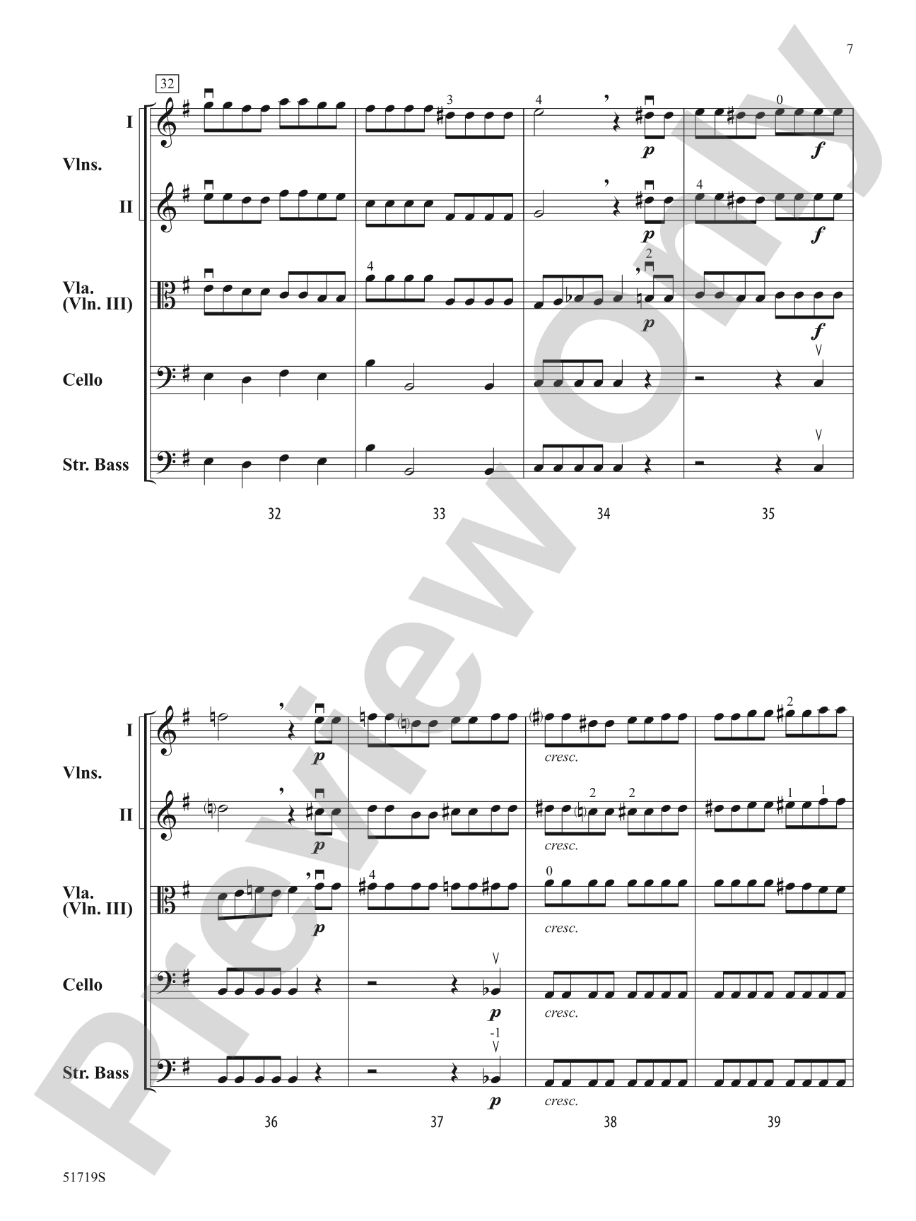 Fury of the Strings: String Orchestra Conductor Score & Parts