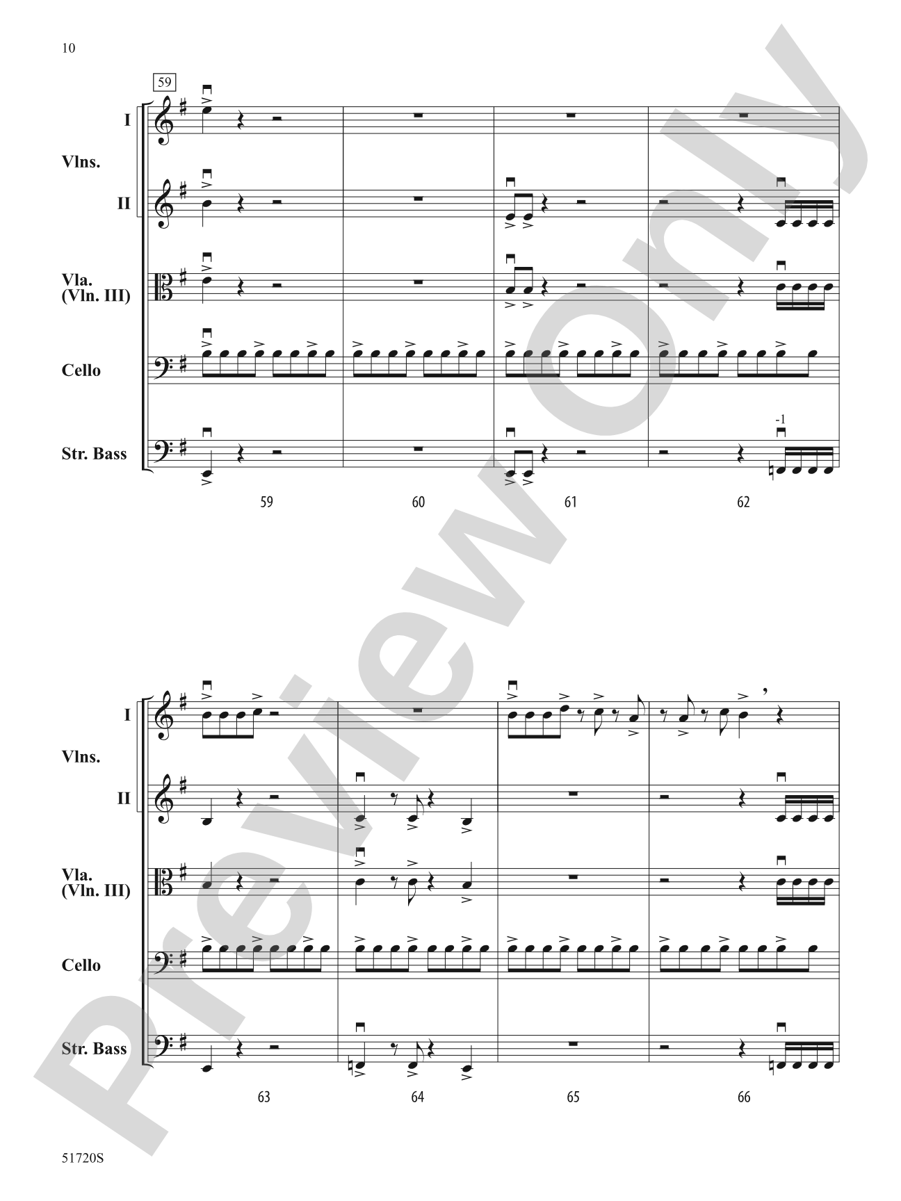 Parable: String Orchestra Conductor Score & Parts