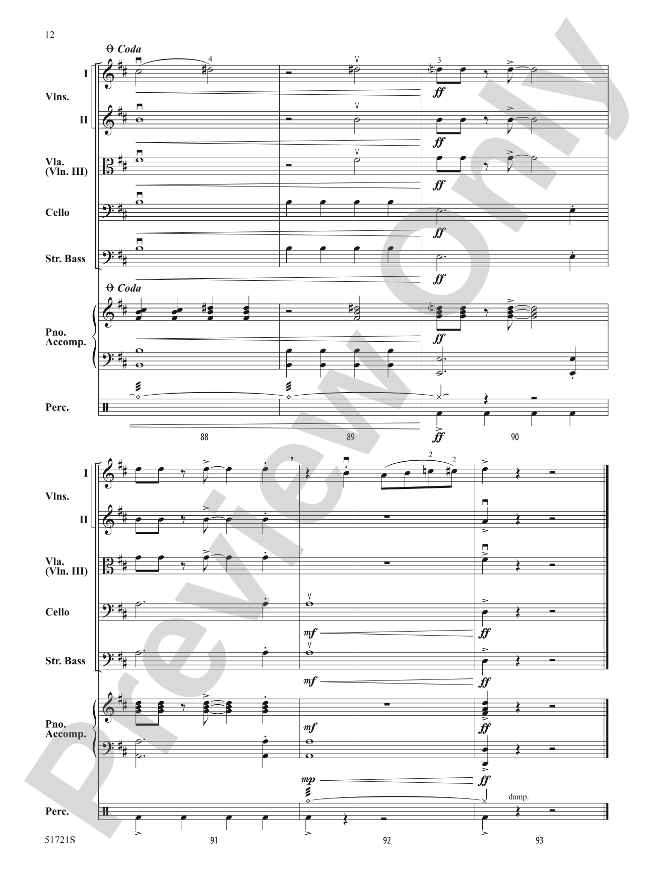 High Velocity: Flexible String Ensemble Score & Parts