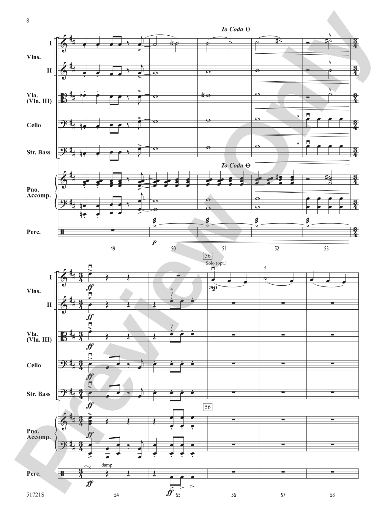 High Velocity: Flexible String Ensemble Score & Parts