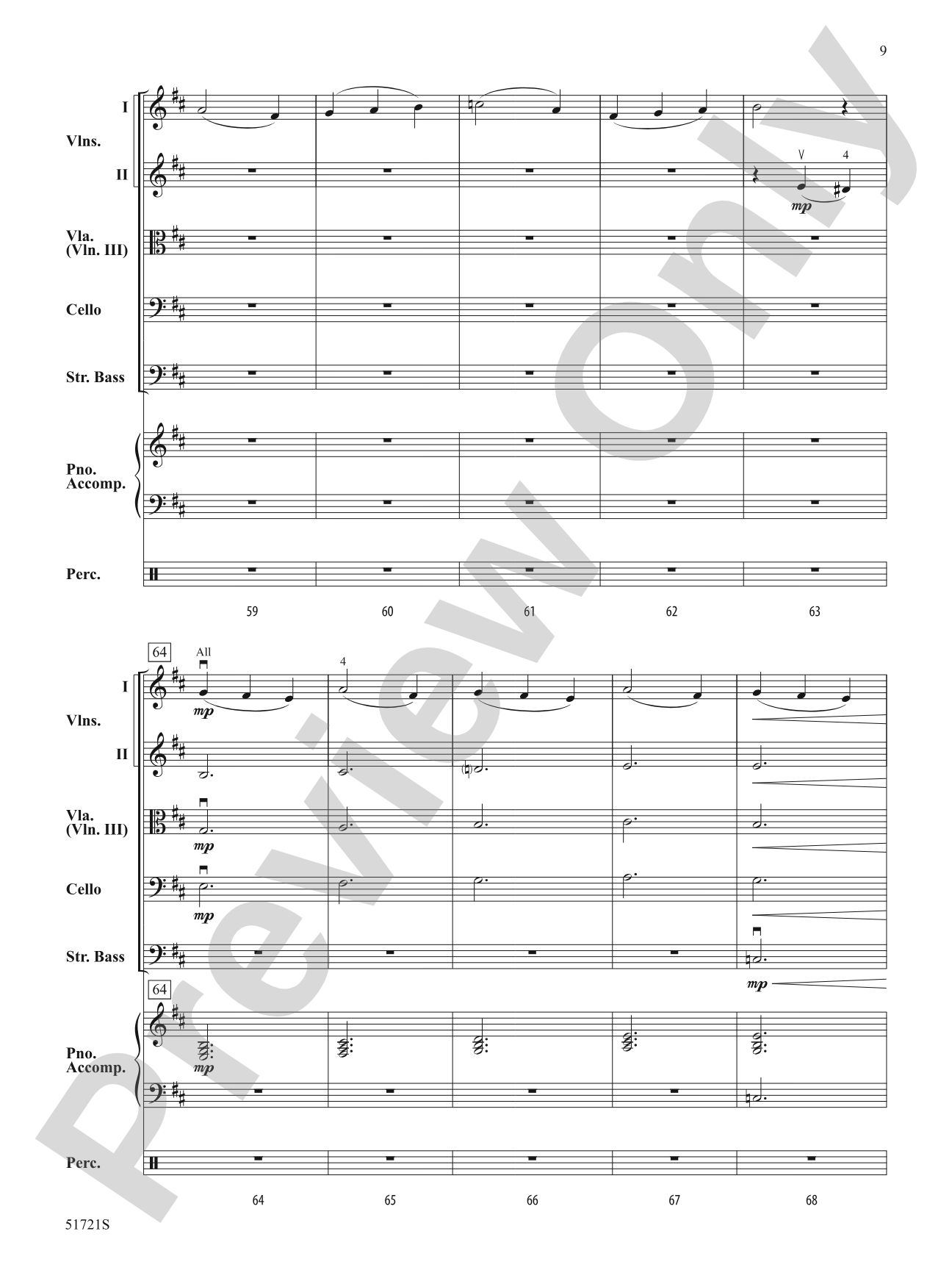 High Velocity: Flexible String Ensemble Score & Parts