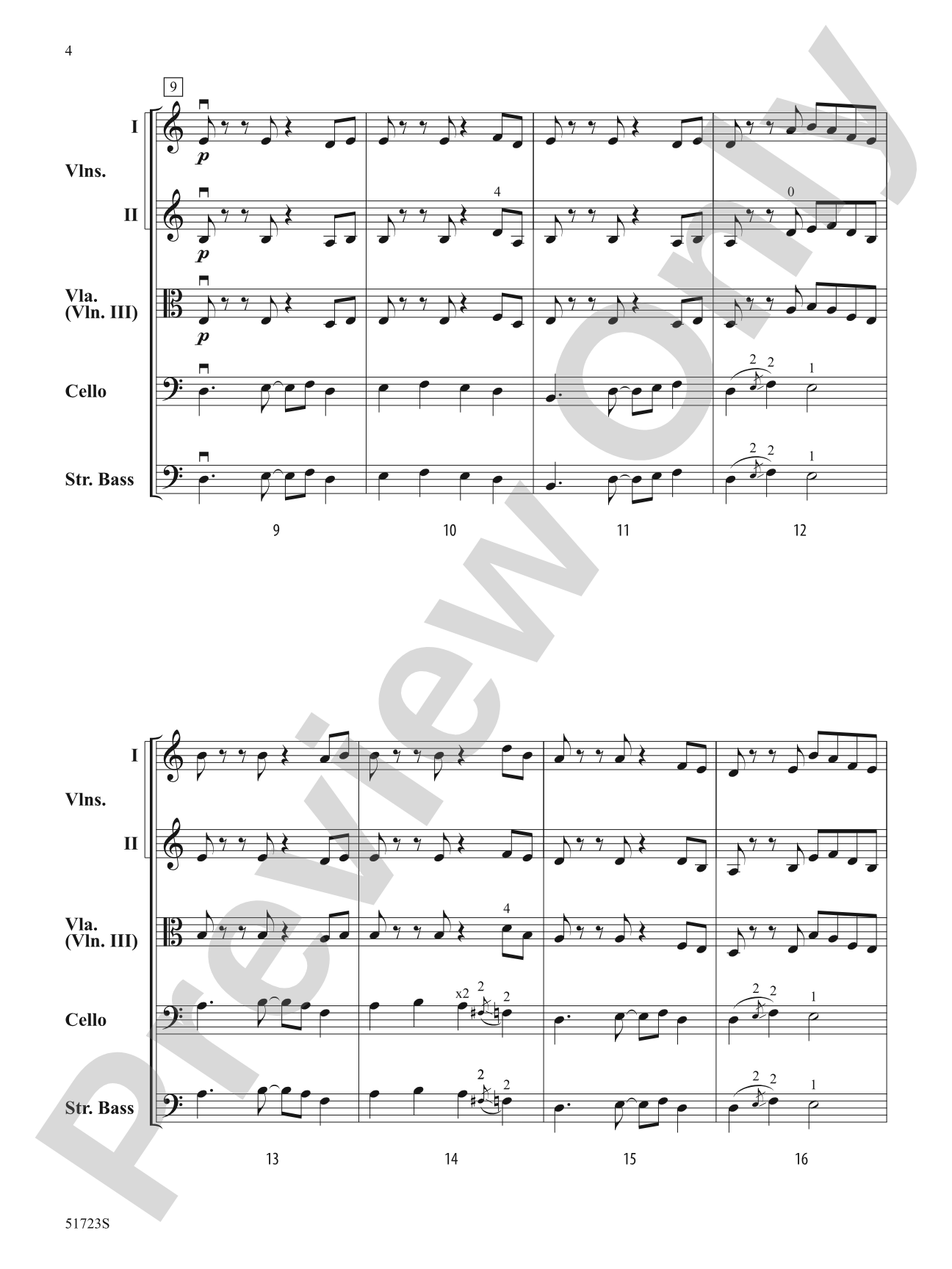 Dhyaana: String Orchestra Conductor Score & Parts